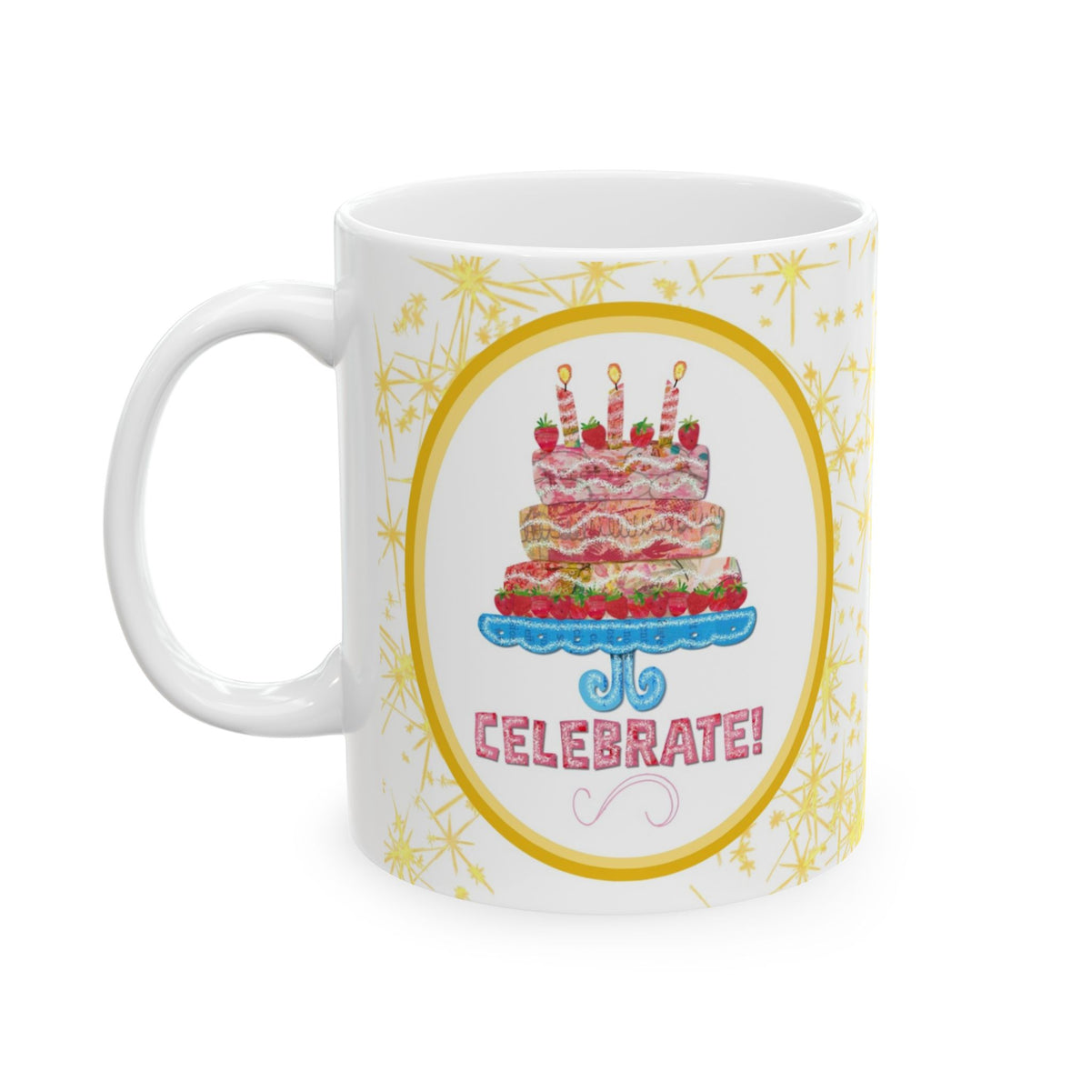 Celebrate! Collage Ceramic Mug 11oz & 15oz
