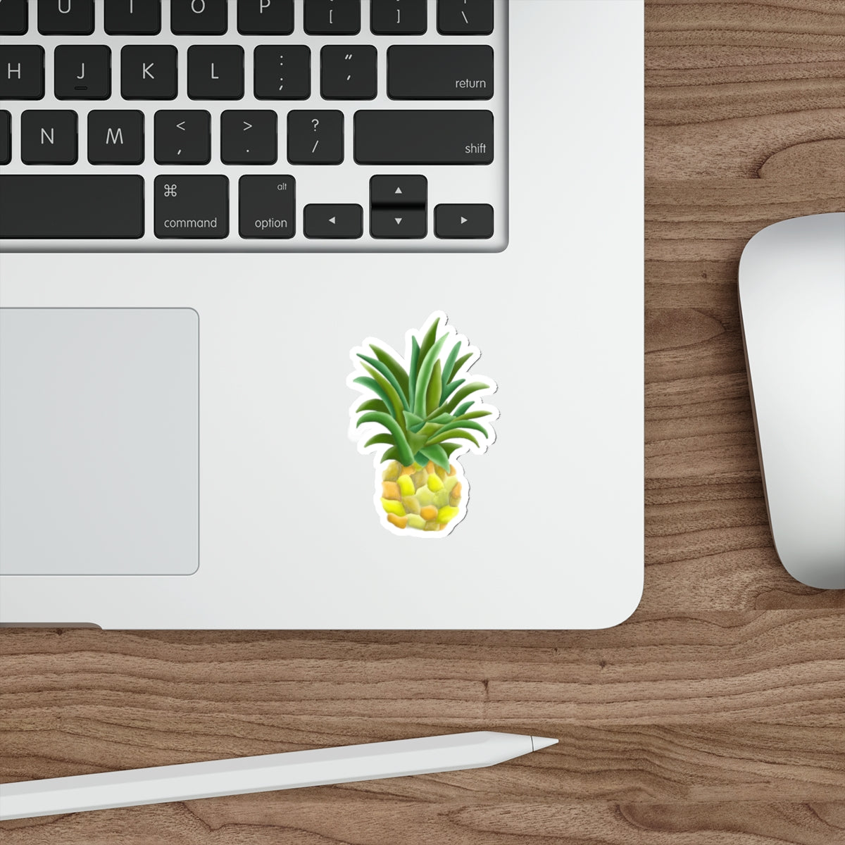 Fresh Pineapple Die Cut Sticker