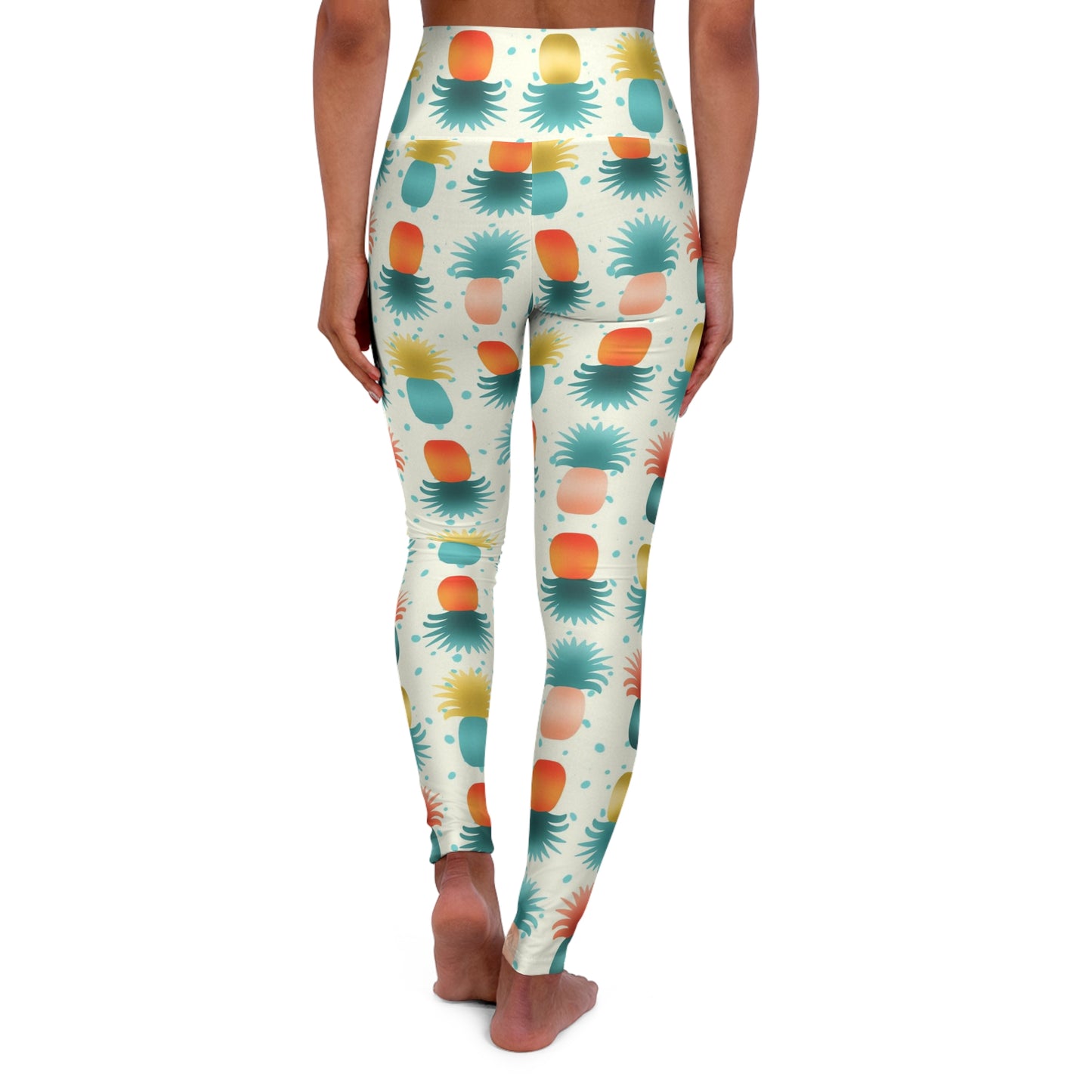 Pineapples High Waisted Yoga Leggings