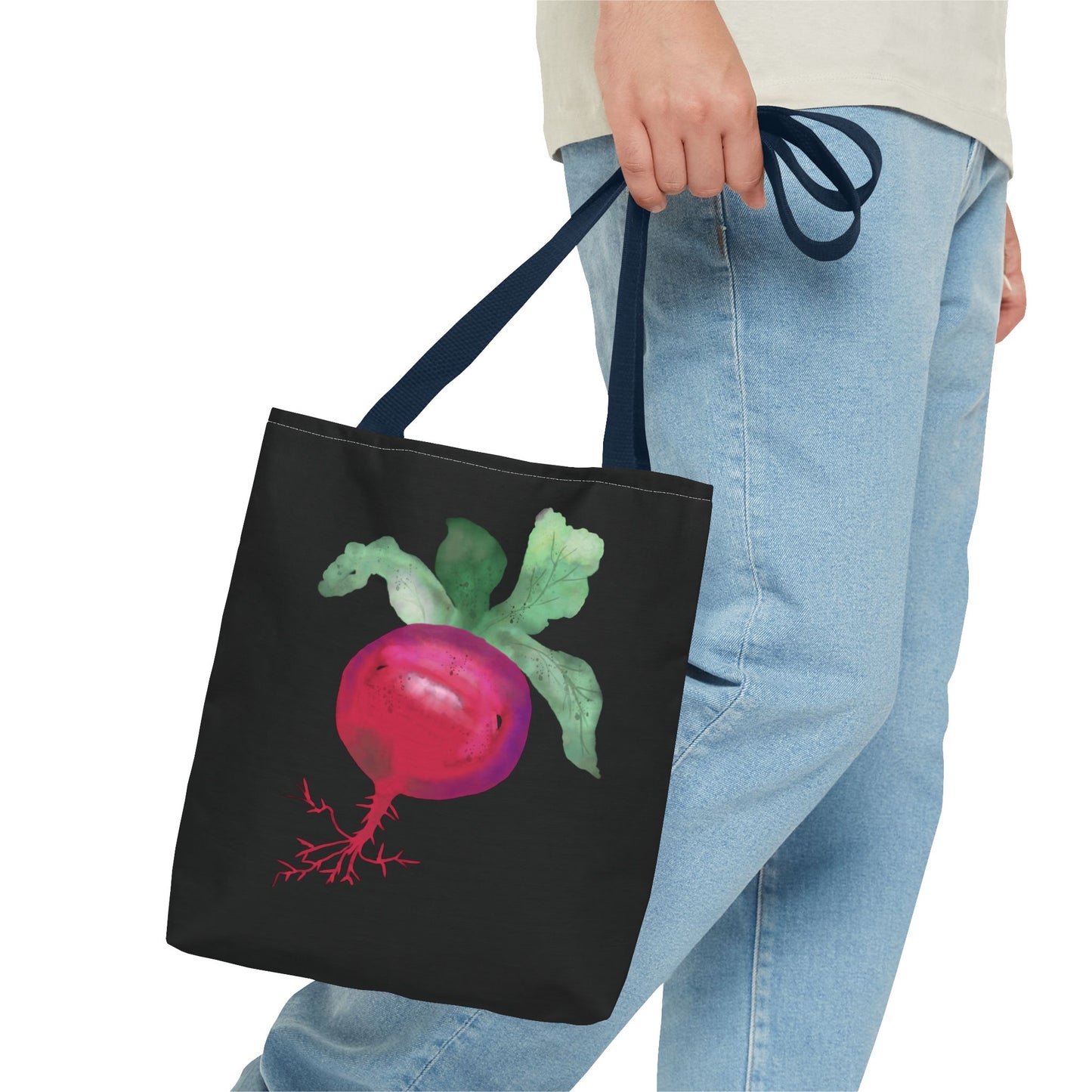 Radish Watercolor Painting Tote Bag