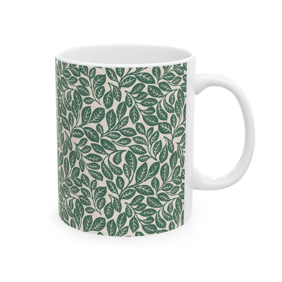 Sassafras Leaves Ceramic Mug 11oz & 15oz