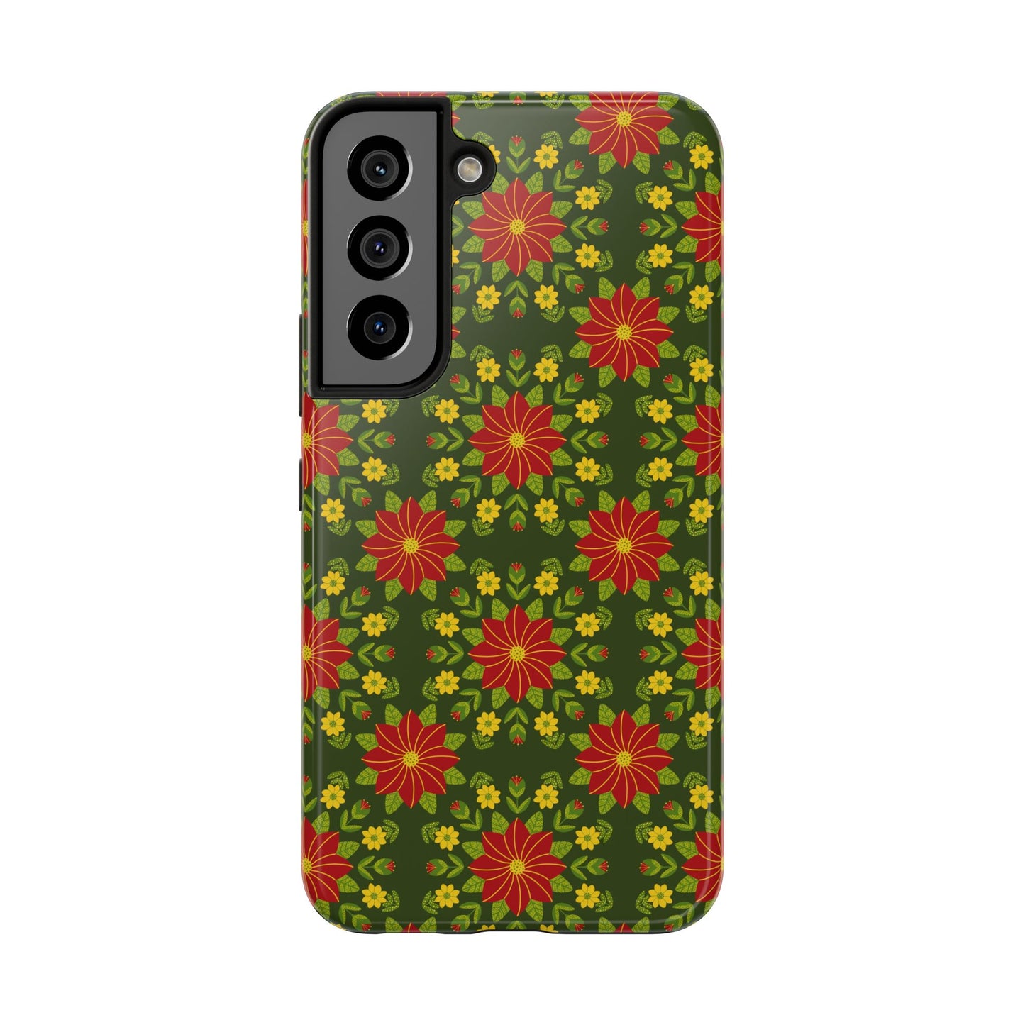 Poinsettias Tough Phone Cases