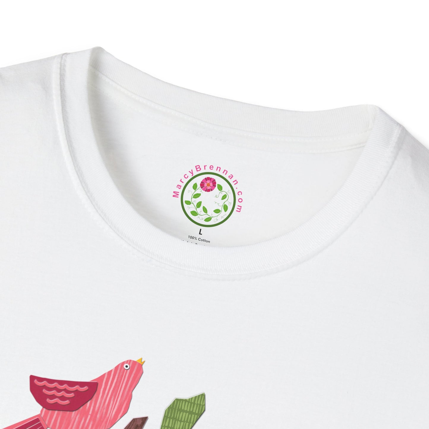 Embrace the Good Folk Art Design Softstyle T-Shirt