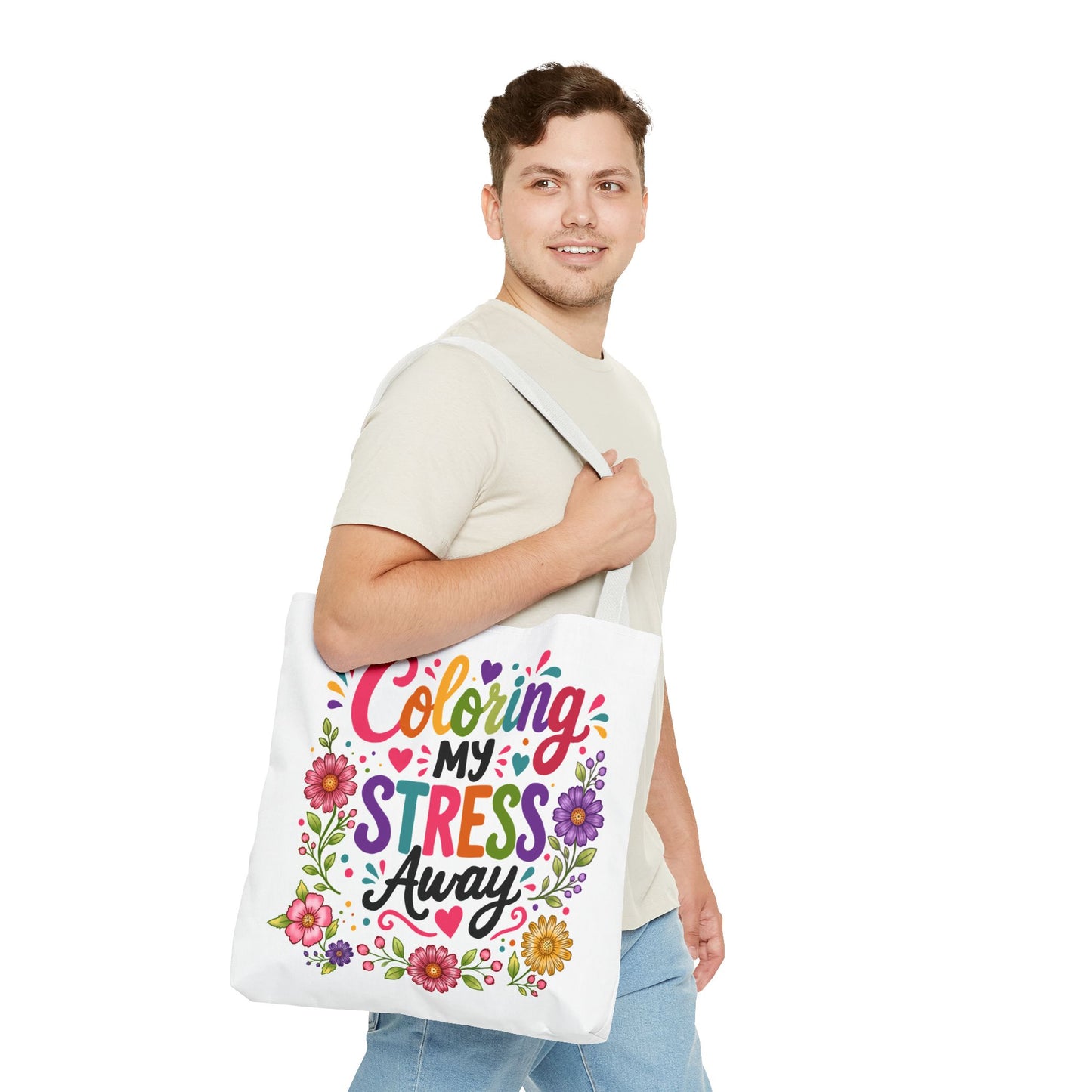 Coloring My Stress Away Tote Bag