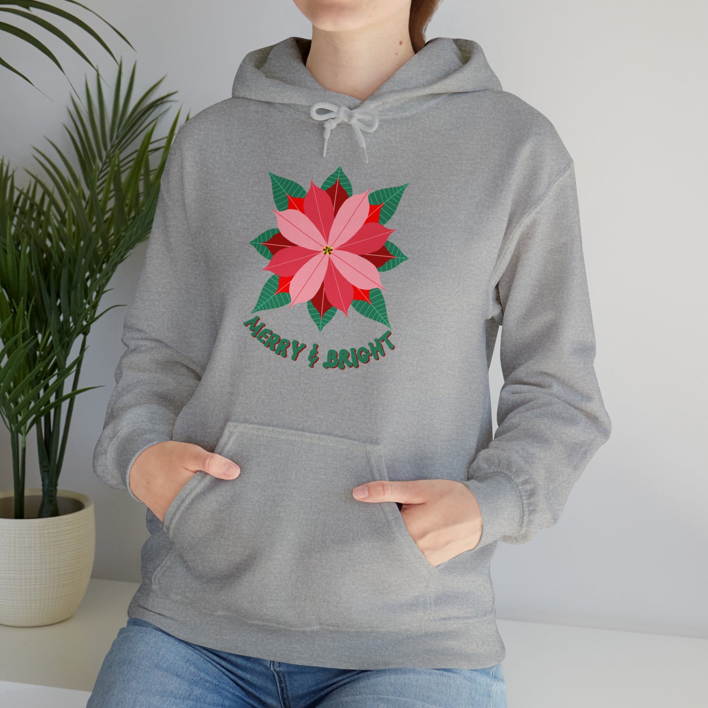 Poinsettias Unisex Heavy Blend™ Hooded Sweatshirt