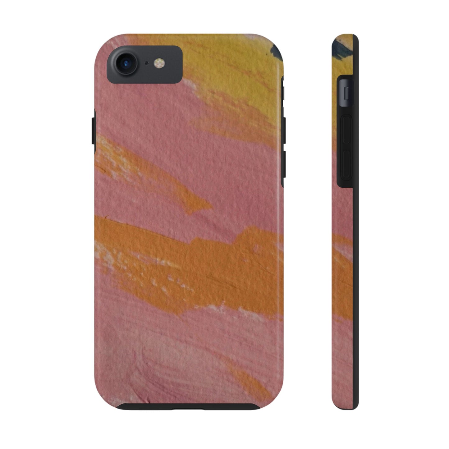 Abstract Pastel Pink Tough Phone Cases