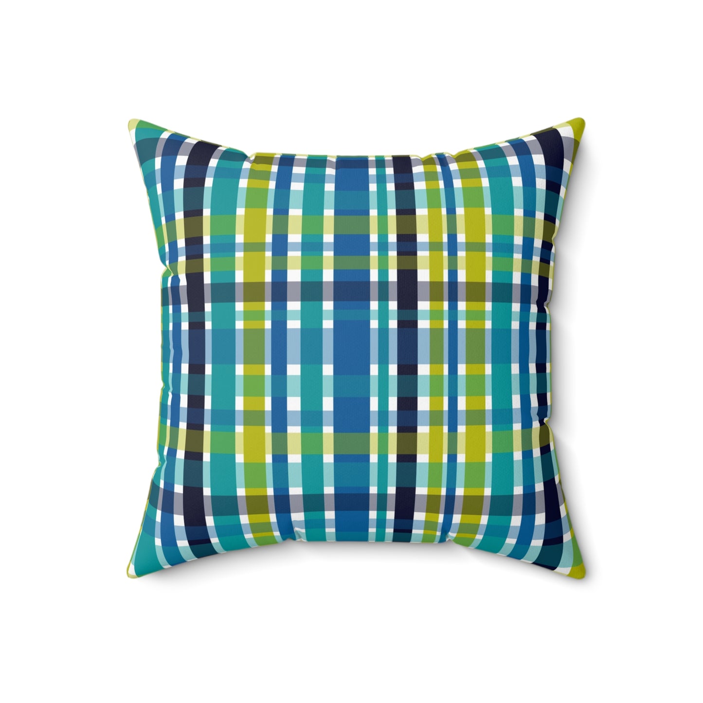 Boho Psychadelic Stripes Spun Polyester Square Pillow