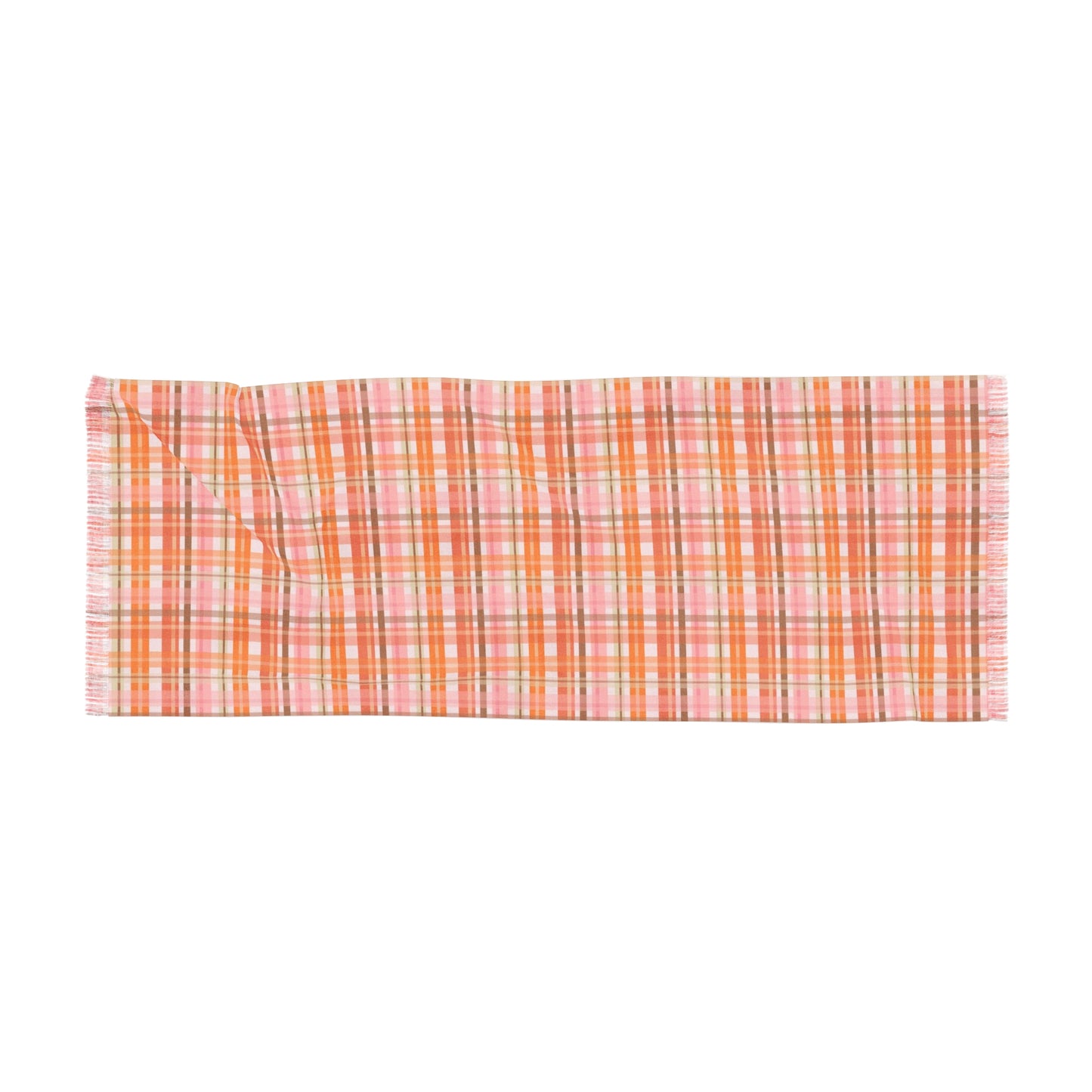 Soft Autumn Plaid Light Scarf