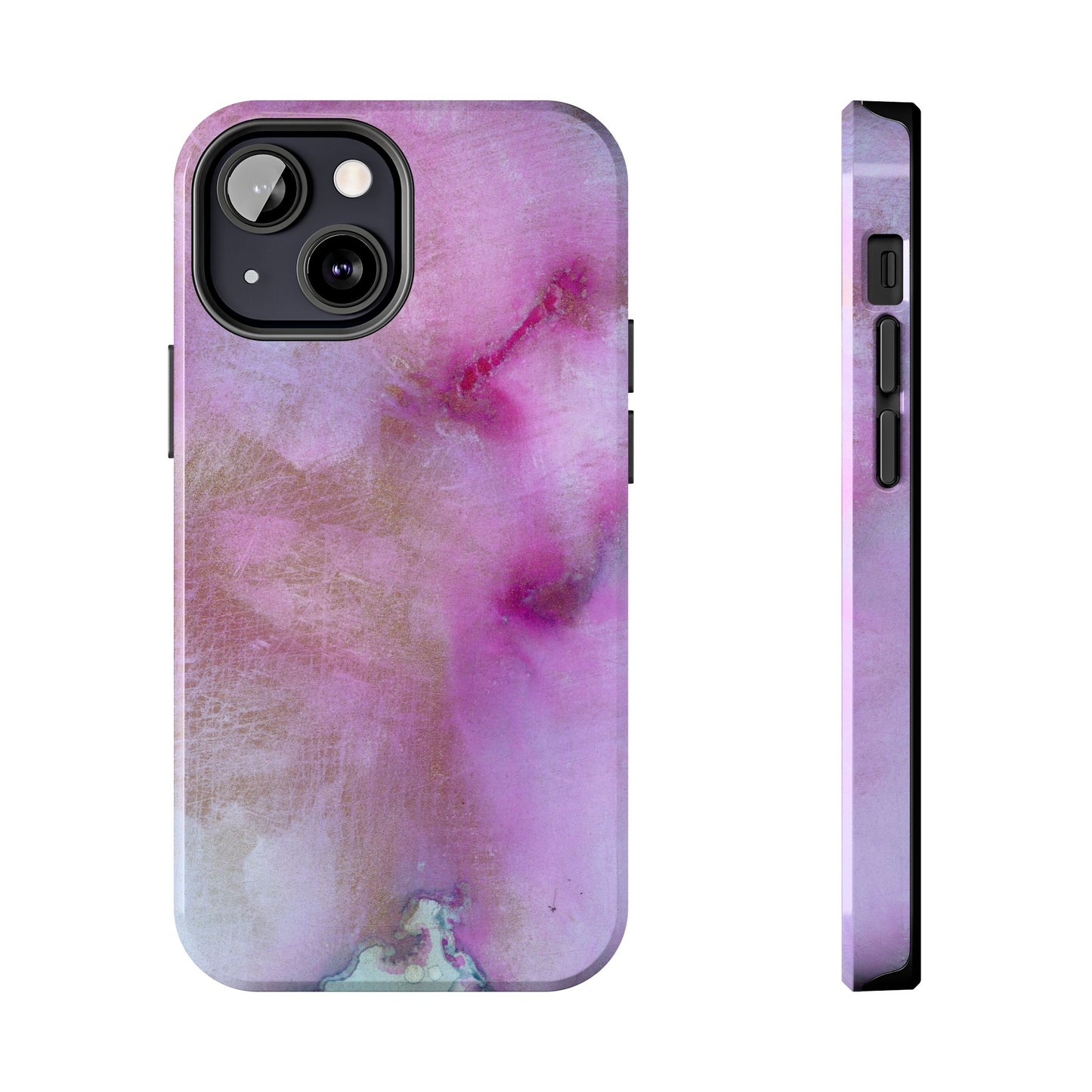 Abstract Soft Pinks Tough Phone Cases