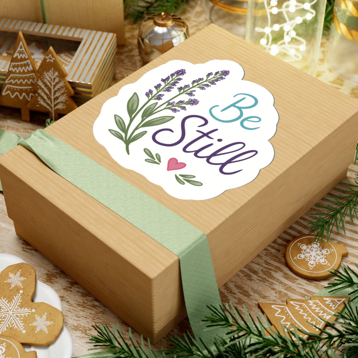 Be Still Lavender Sticker