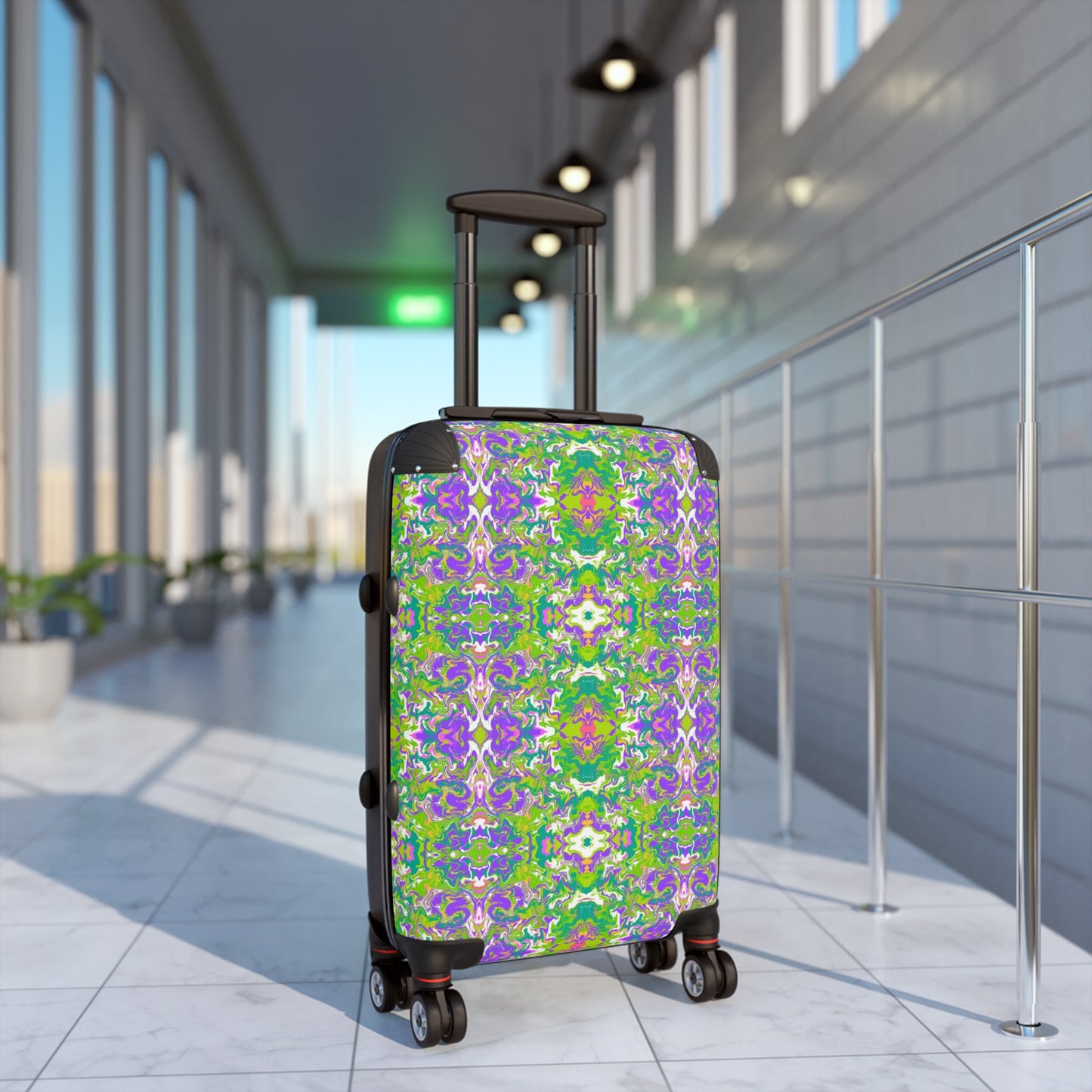 Boho Spring Garden Hardside Spinner Suitcase