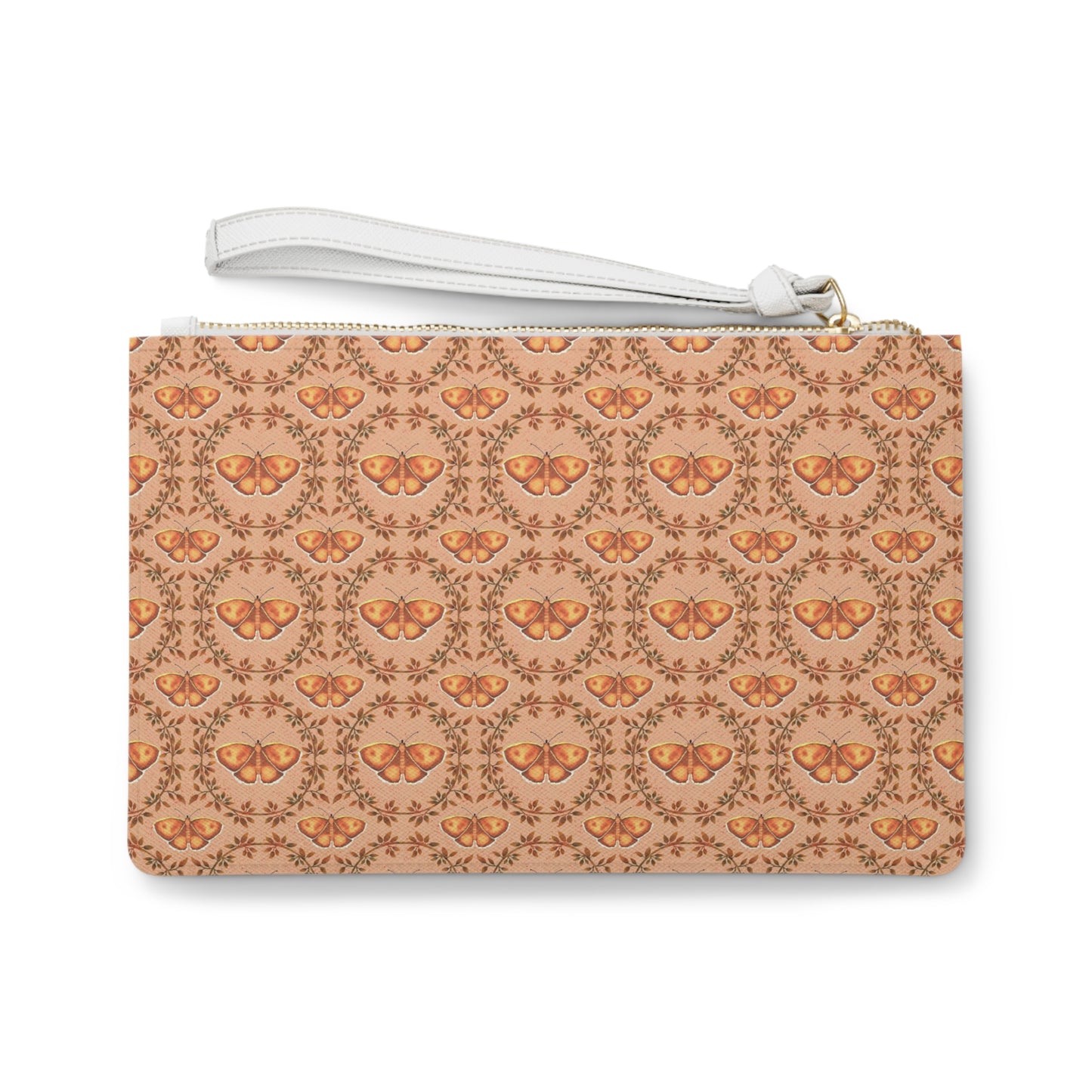 Moths and Vines Clutch Bag