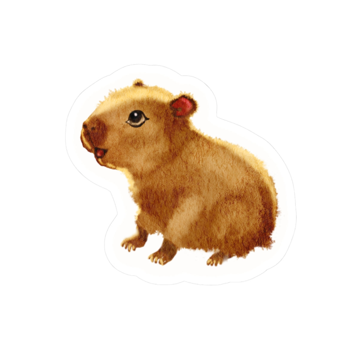 Capybara from Pico’s Jungle Adventure Book Vinyl Kiss-Cut Sticker