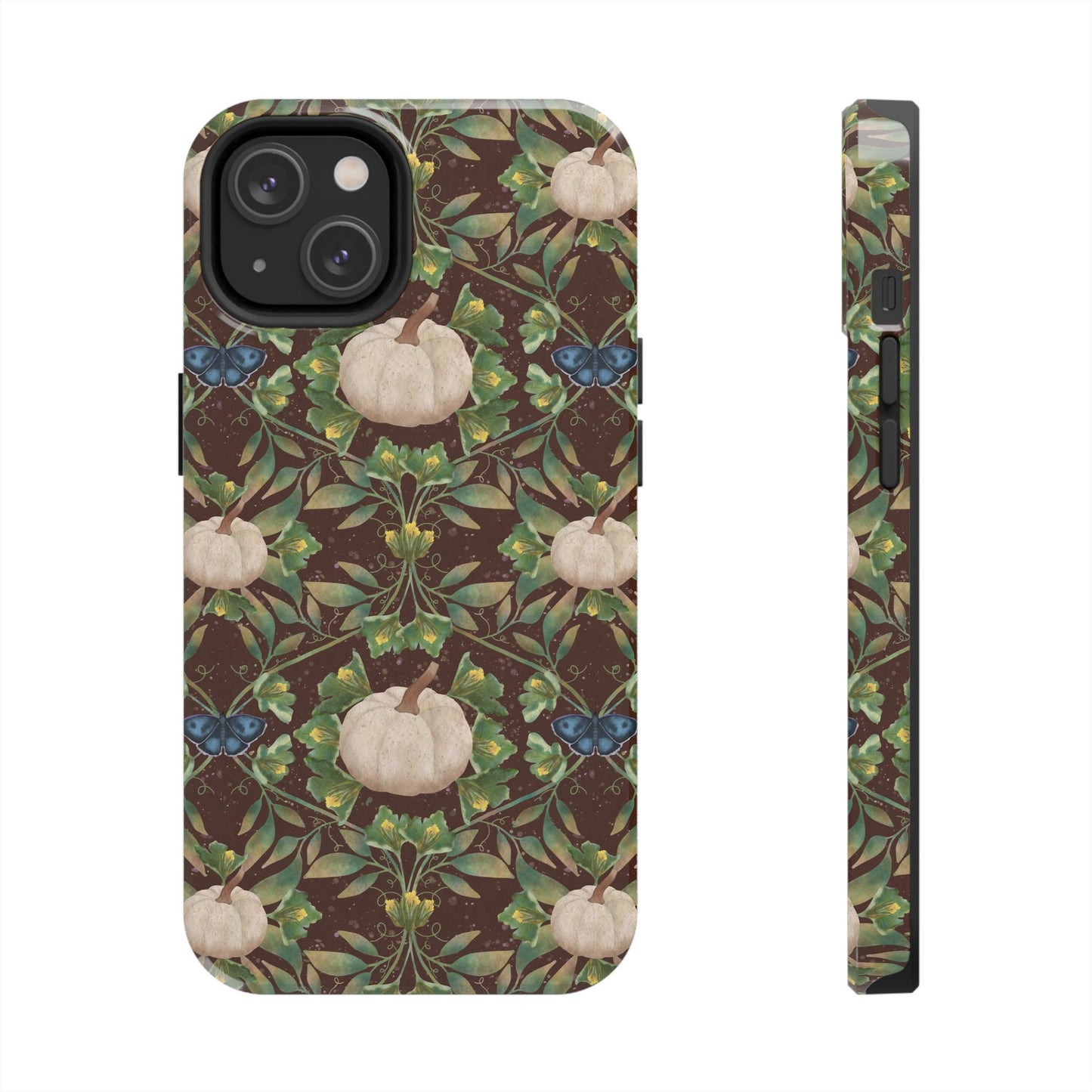 White Pumpkins Tough Phone Cases