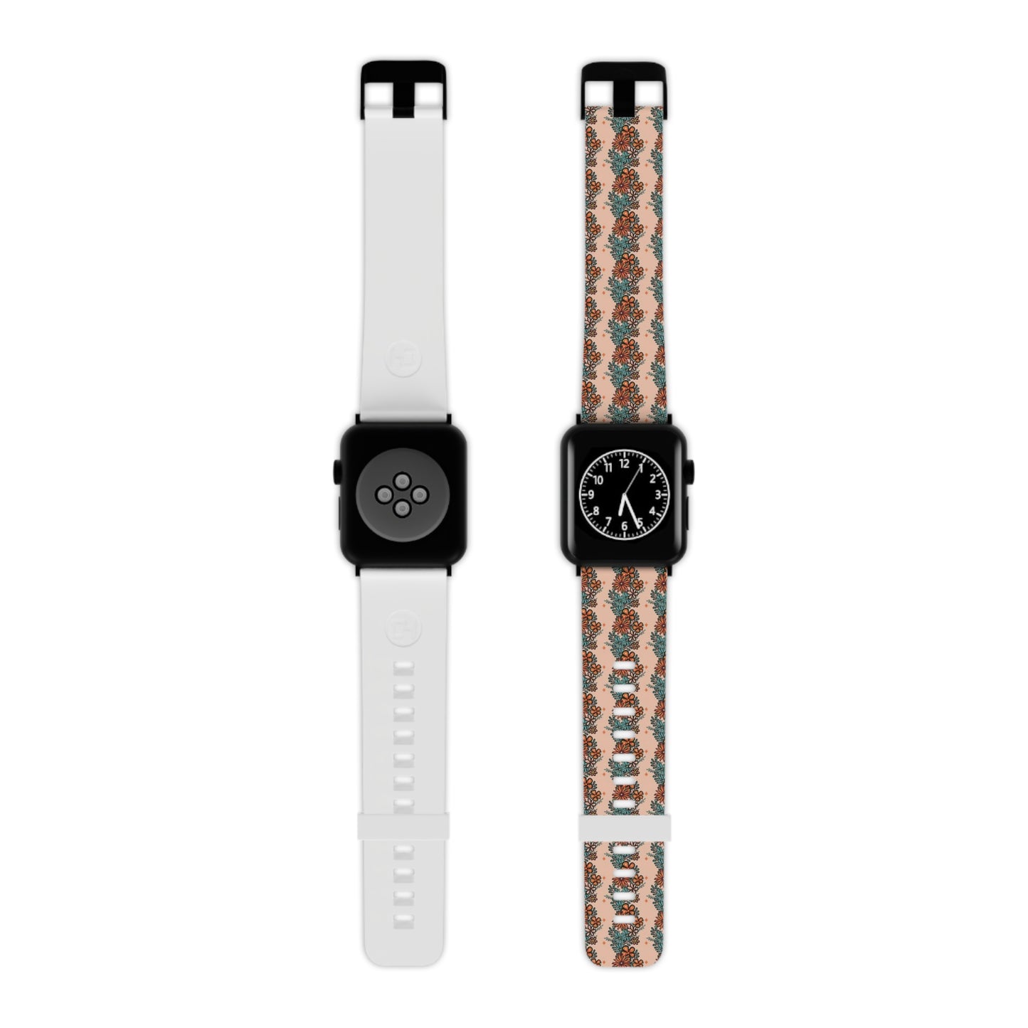 Daisy Bouquet Stripes Watch Band for Apple Watch