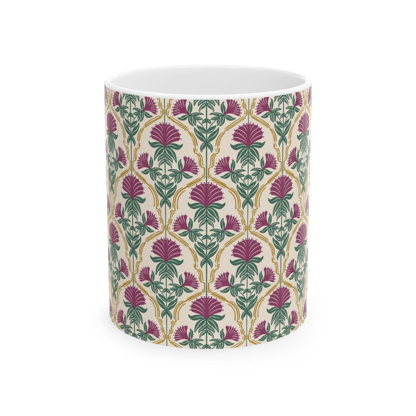 Bergamot Flowers Ceramic Mug 11oz & 15oz
