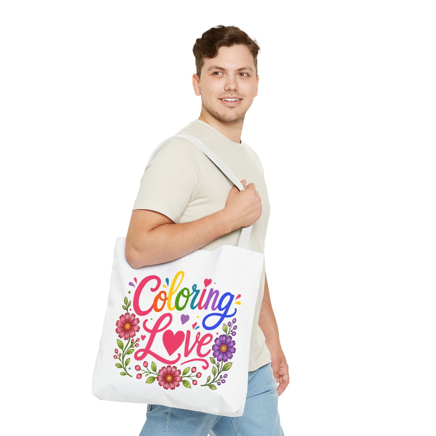 Coloring Love Tote Bag