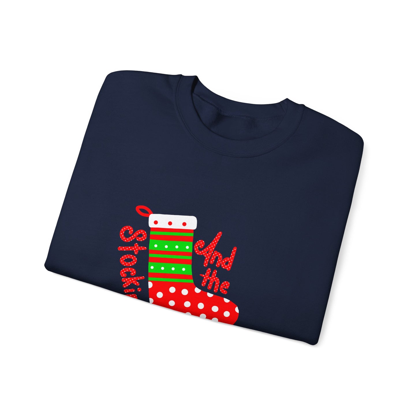 Christmas Stocking Unisex Heavy Blend™ Crewneck Sweatshirt