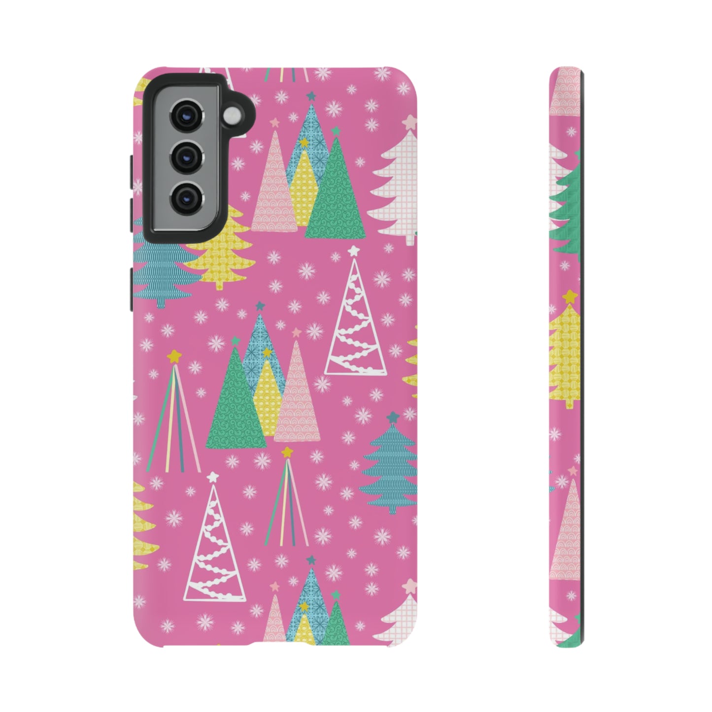 Pastel Christmas Trees Tough Cases