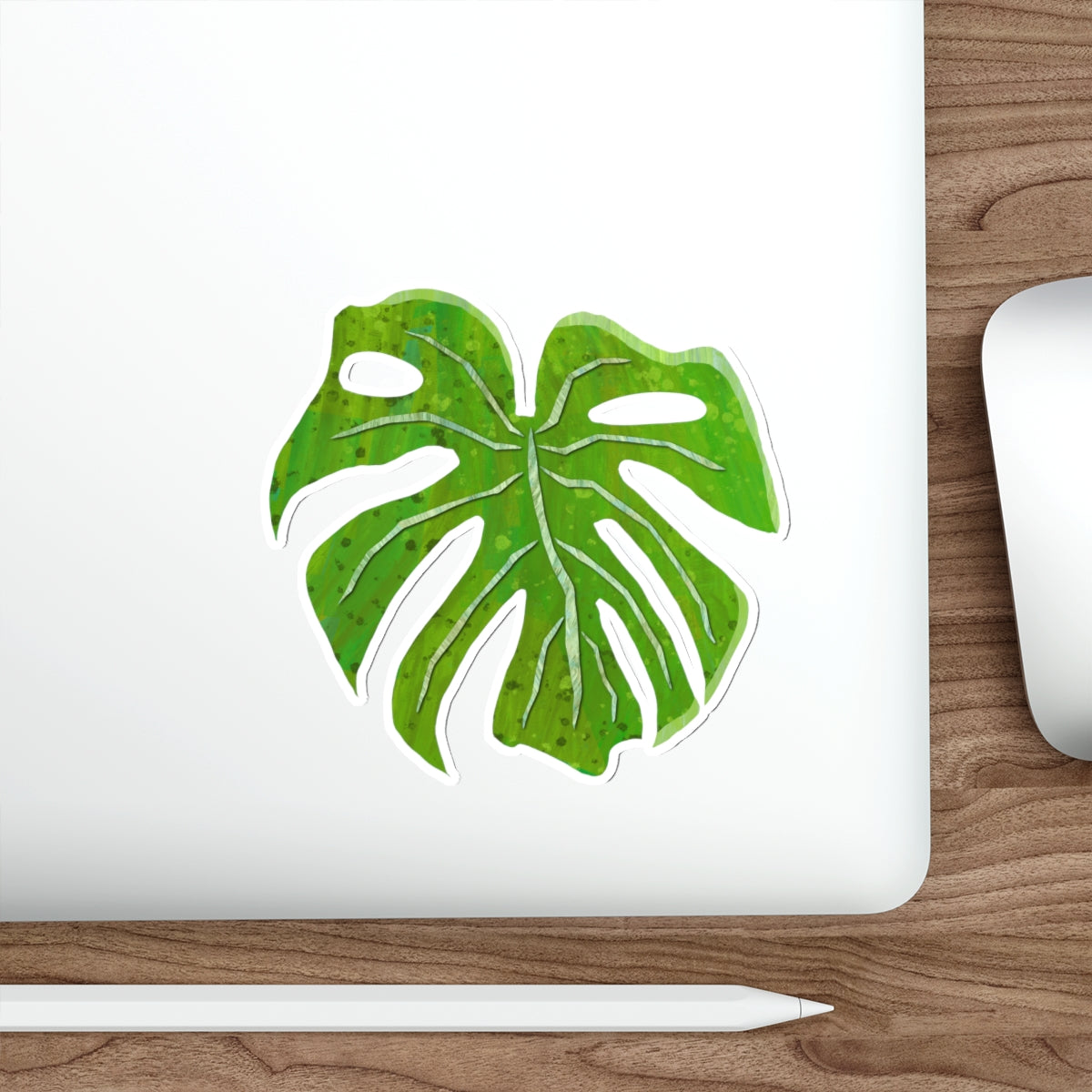 Monstera Leaf Die-Cut Stickers