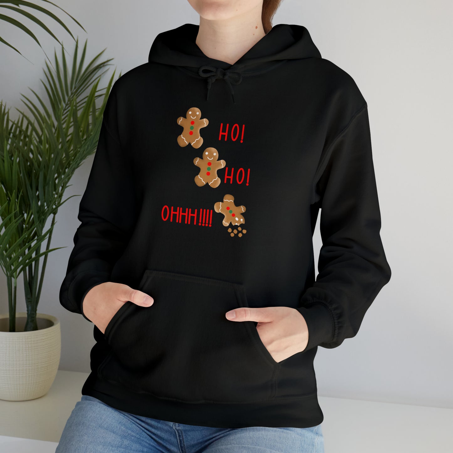 Gingerbread Men & Hearts Unisex Heavy Blend™ Hooded Sweatshirt