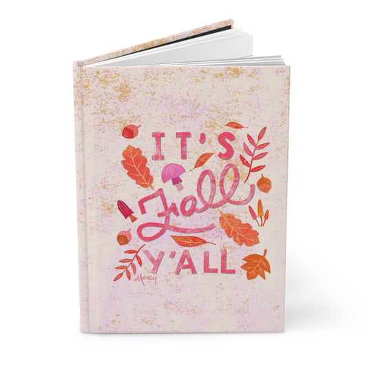 It’s Fall Y’all Collage Hardcover Journal Matte