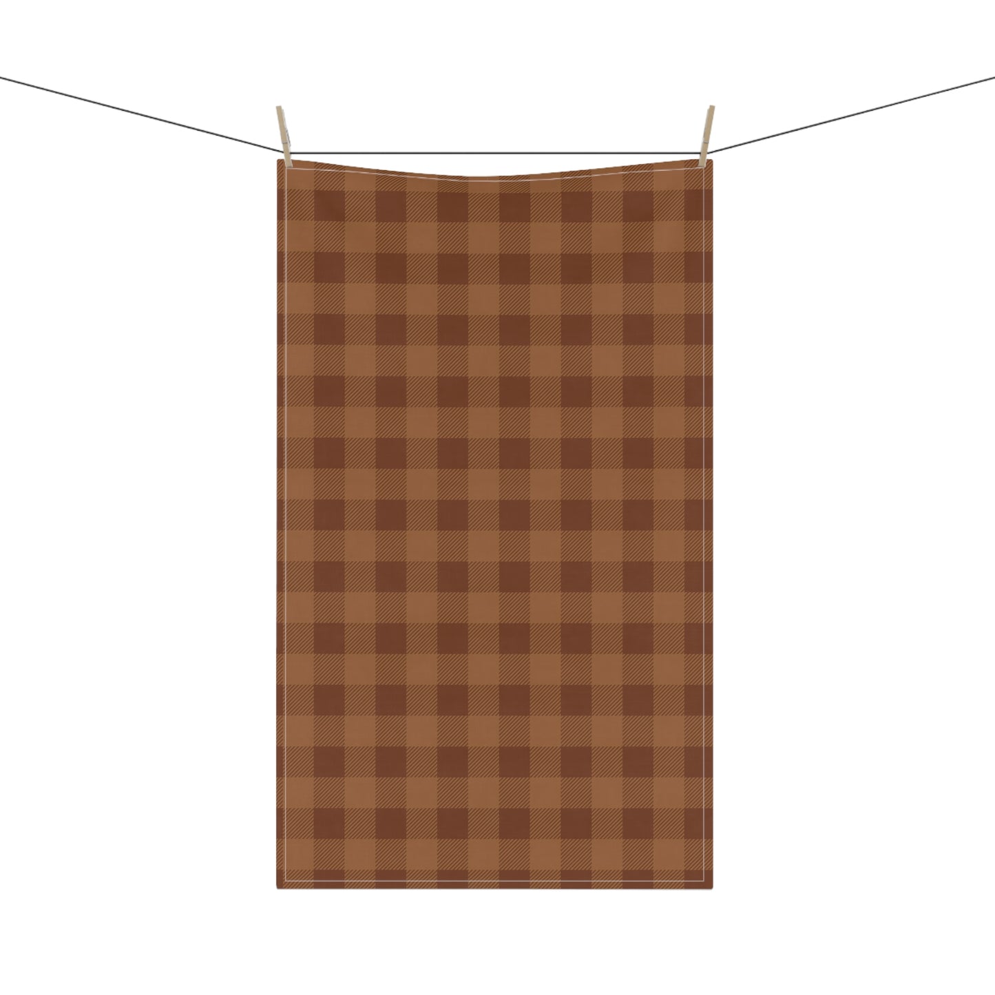 Autumn Gingham Check Kitchen Towel