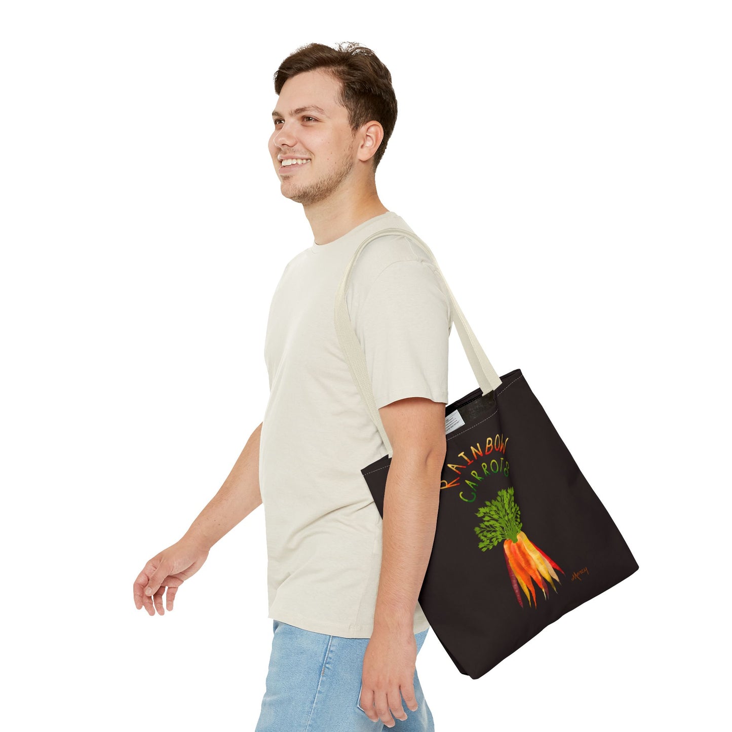 Rainbow Carrots Tote Bag