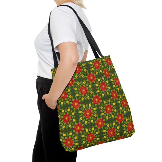 Poinsettias Tote Bag