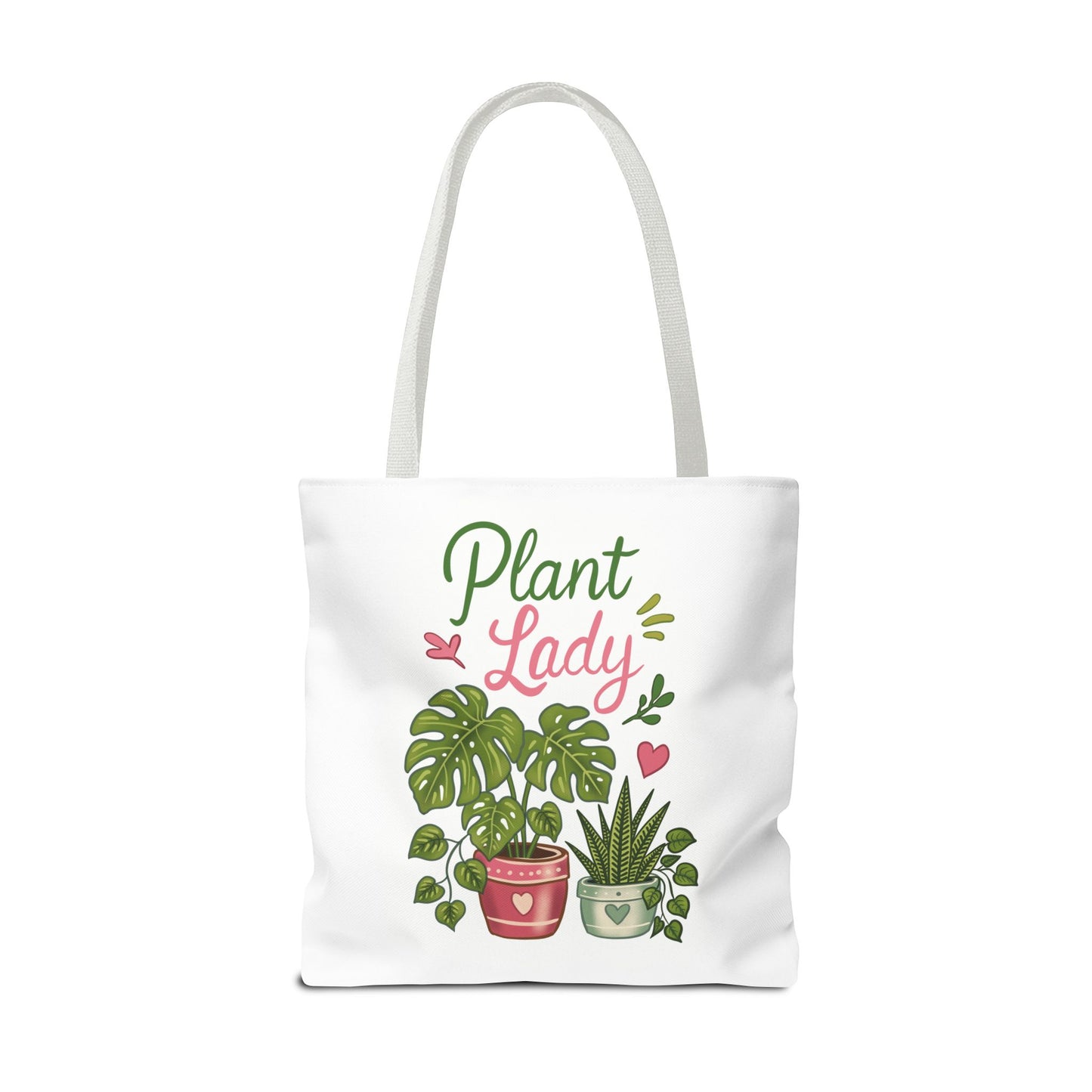 Plant Lady Tote Bag – Monsterra Potted Plant Illustration