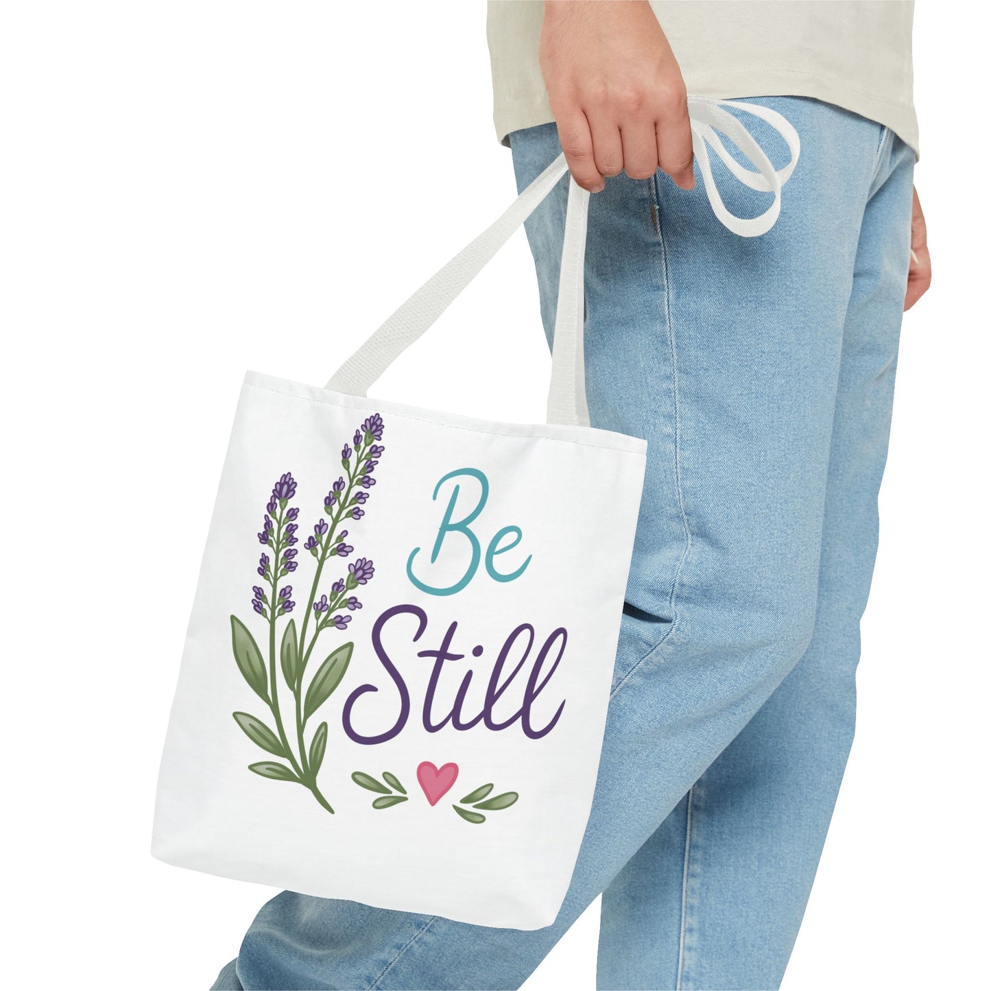 Be Still Lavender Tote Bag
