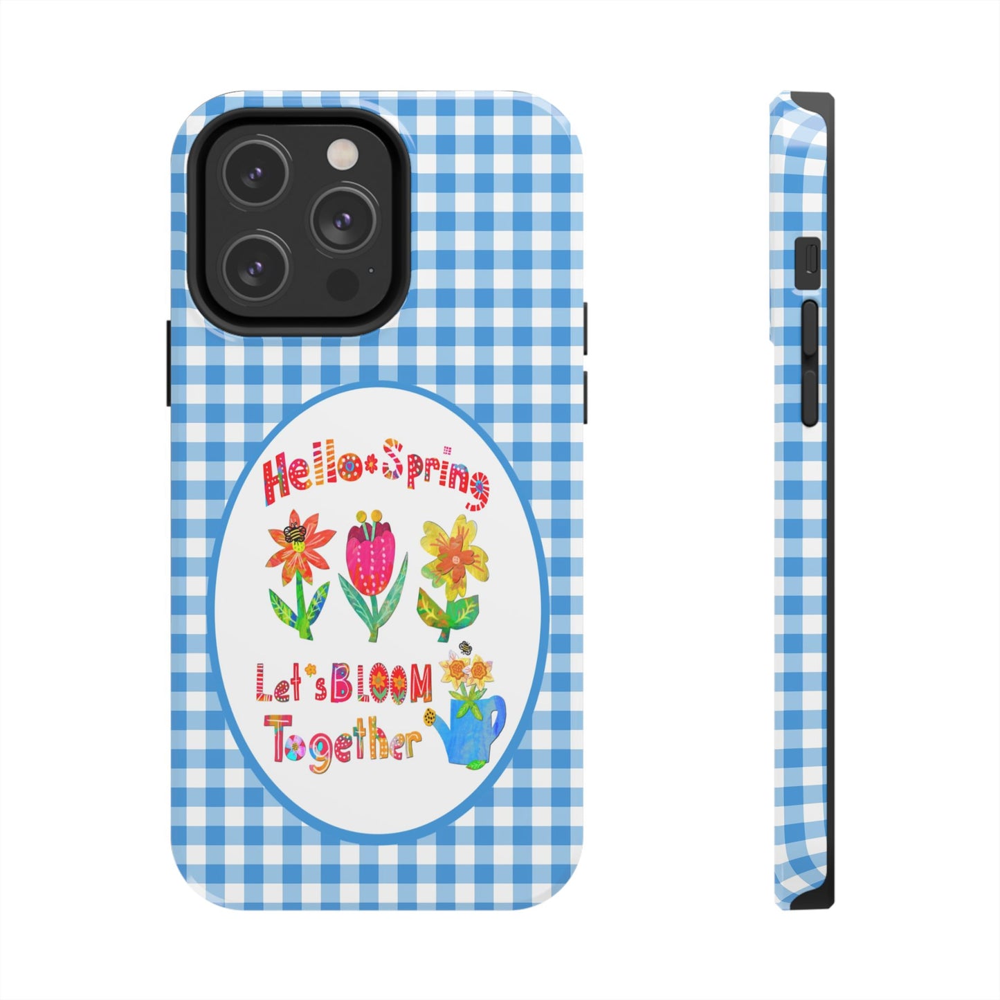 Hello Spring Collage Tough Phone Cases