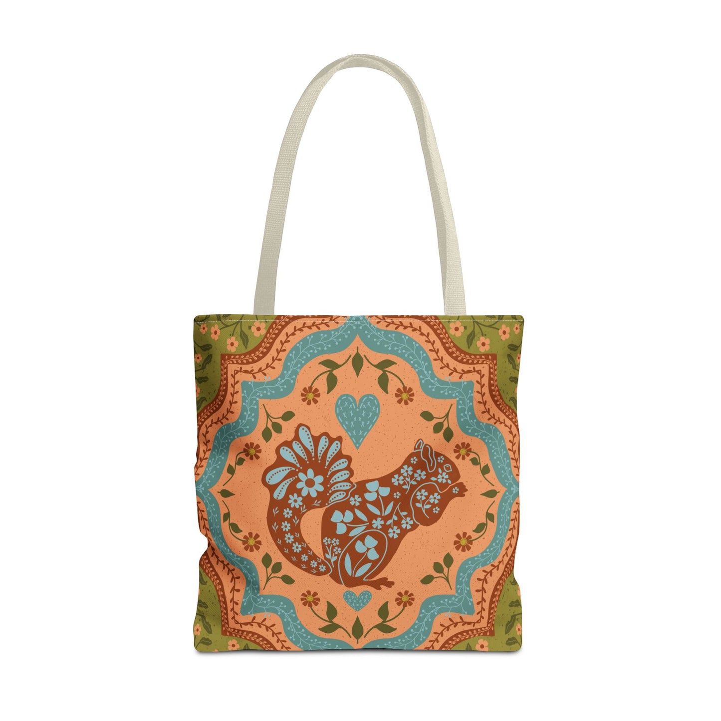 Scandi Woodland Squirrel Tote Bag