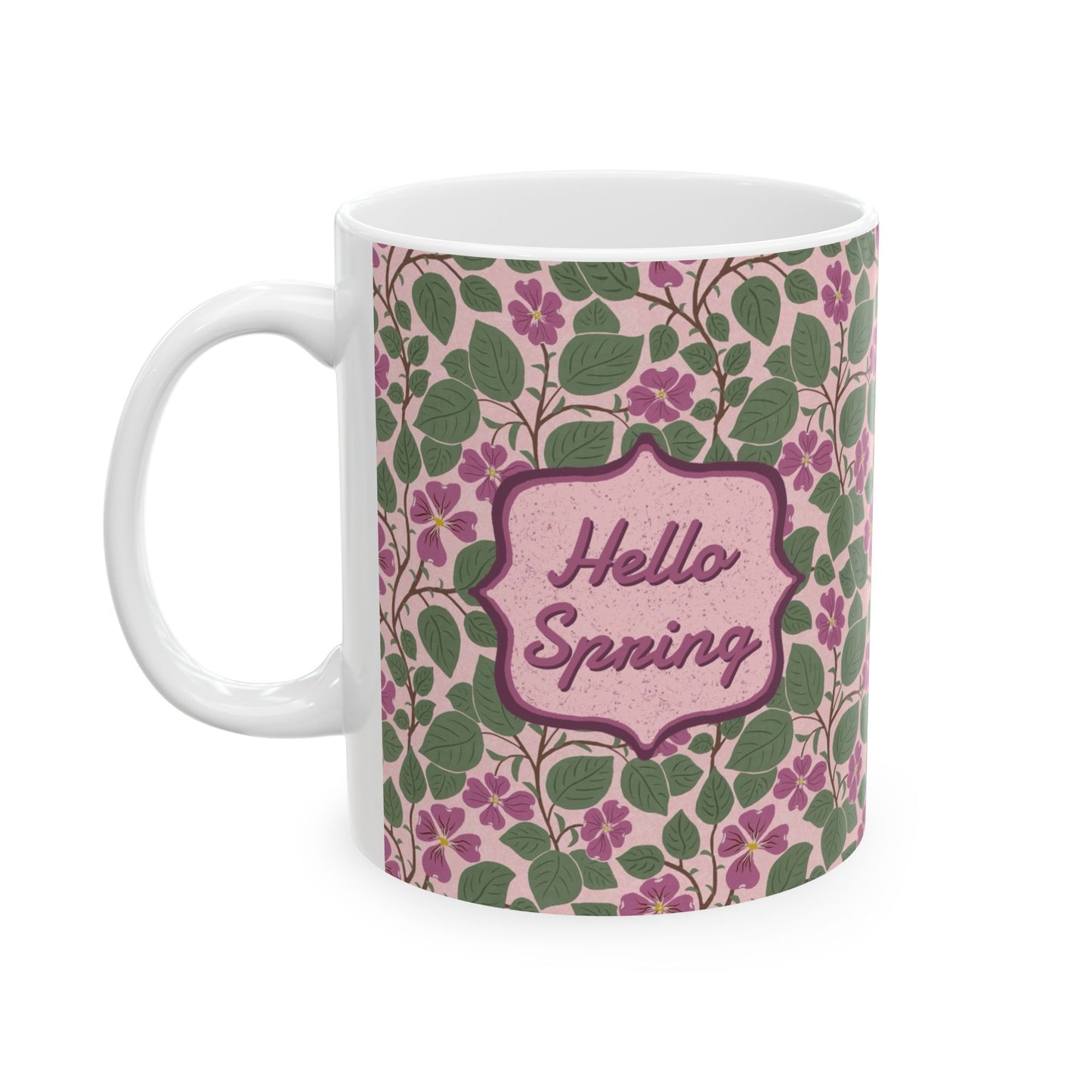 Pink Dogwoods - Hello Spring Ceramic Mug 11oz & 15oz