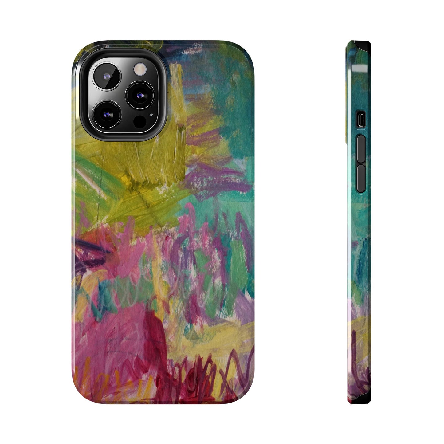 Abstract Pastel Tough Phone Cases