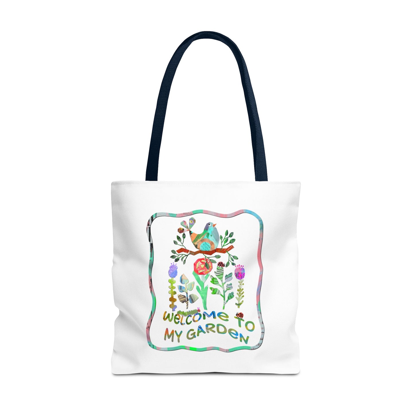 Welcome to My Garden Collage Tote Bag