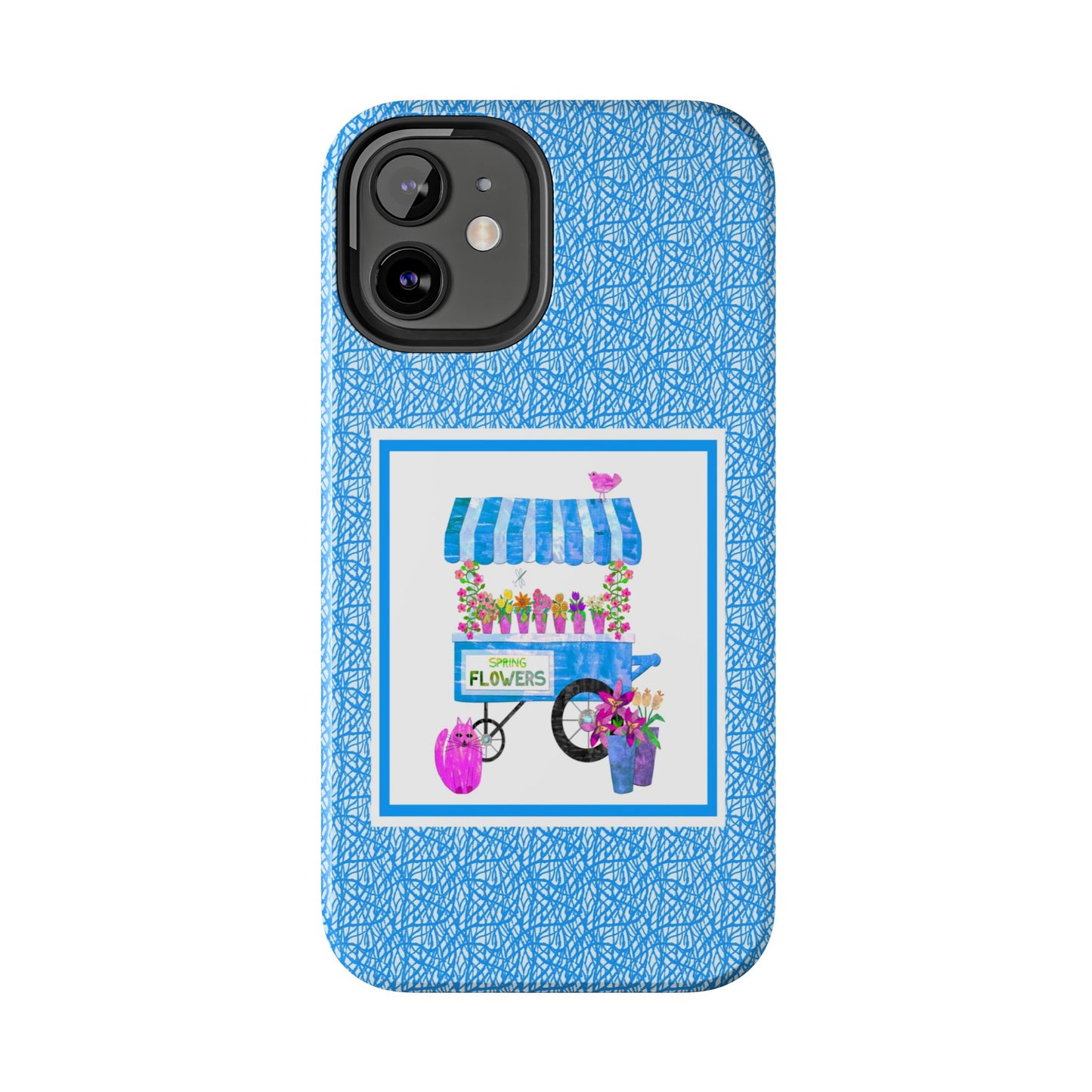 Spring Flower Cart Collage Tough Phone Cases