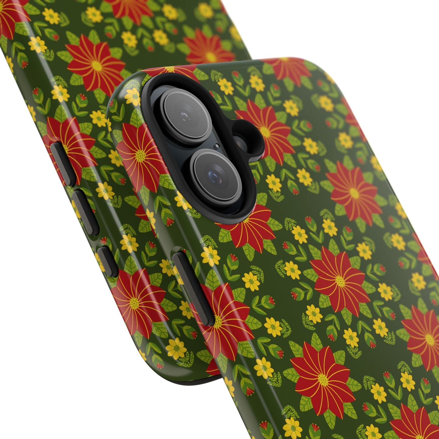 Poinsettias Tough Phone Cases