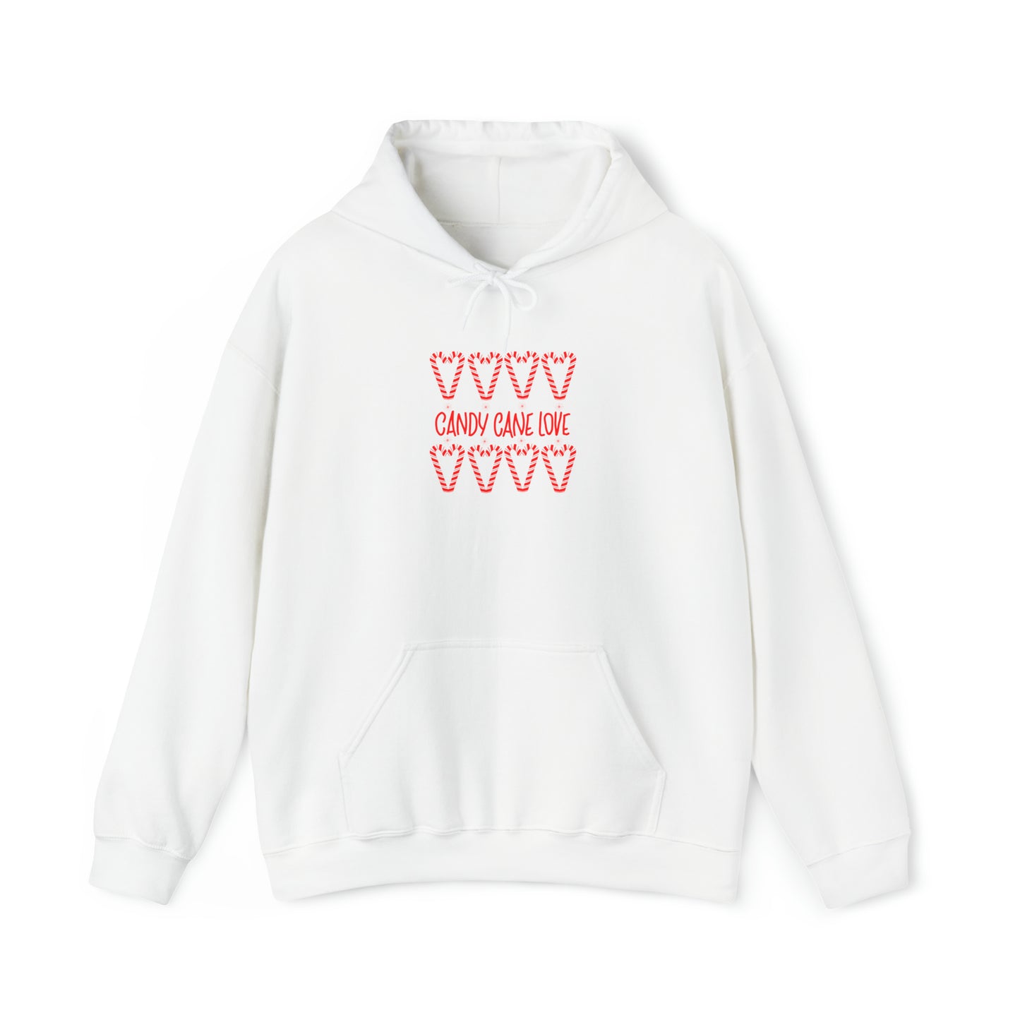 Candy Cane Hearts Unisex Heavy Blend™ Hooded Sweatshirt