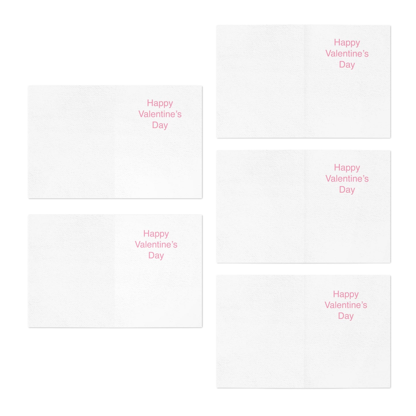 Valentine’s Multi-Design Greeting Cards (5-Pack)