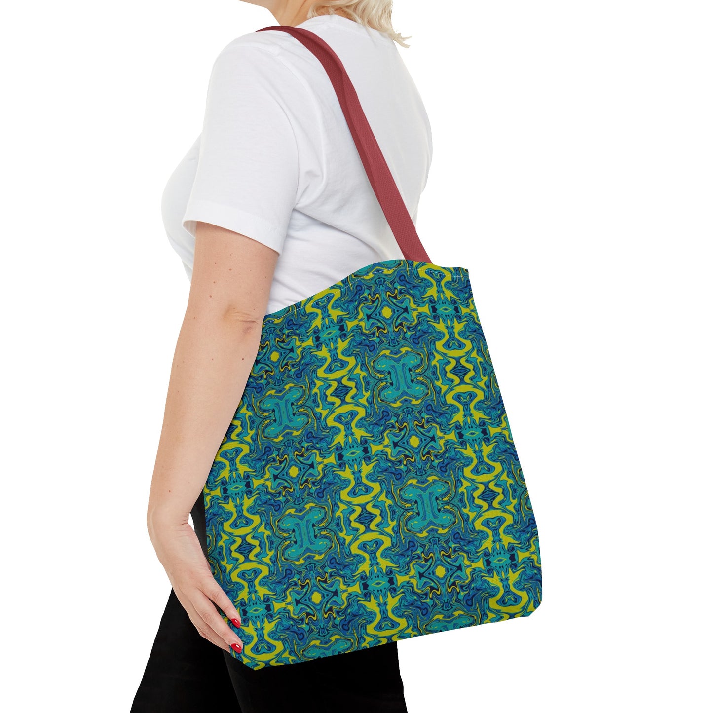 Boho Psychedelic Liquify Tote Bag