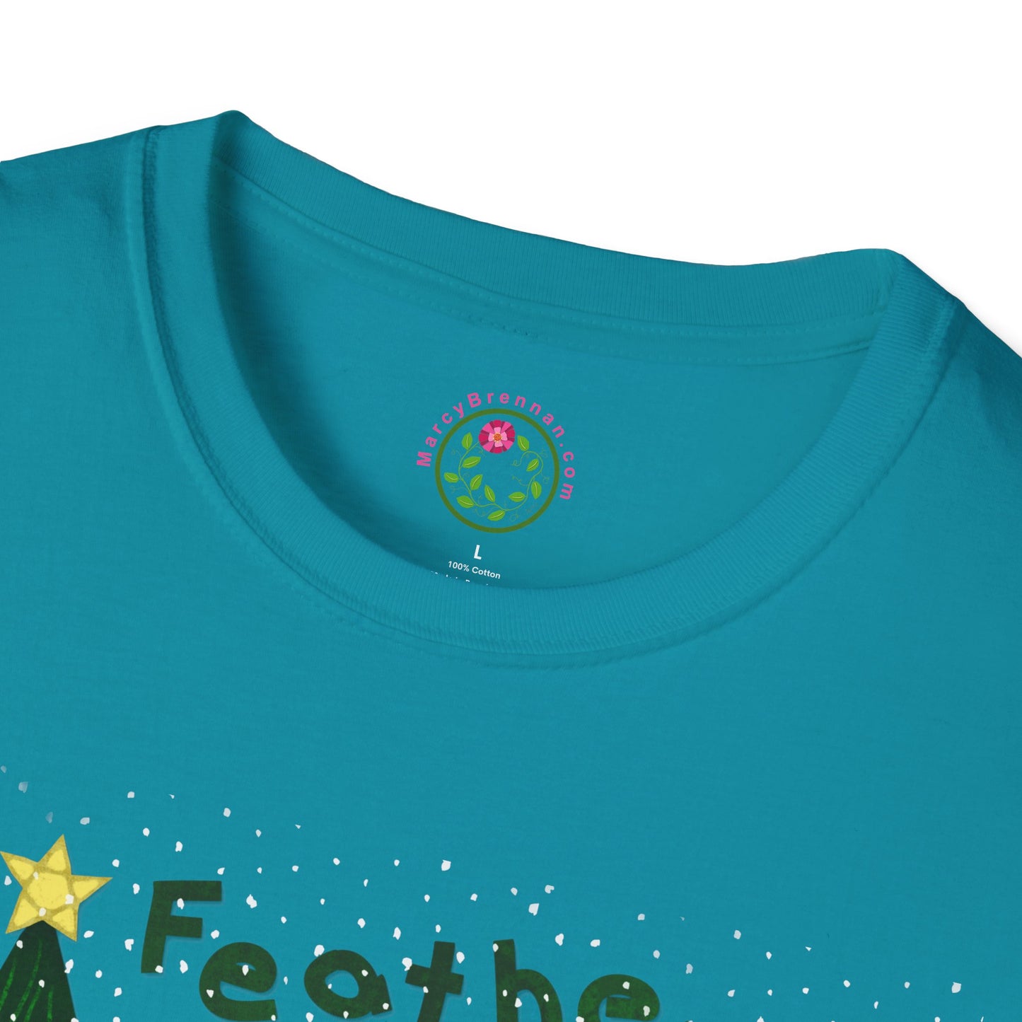 Feathers and Fur Collage Softstyle T-Shirt