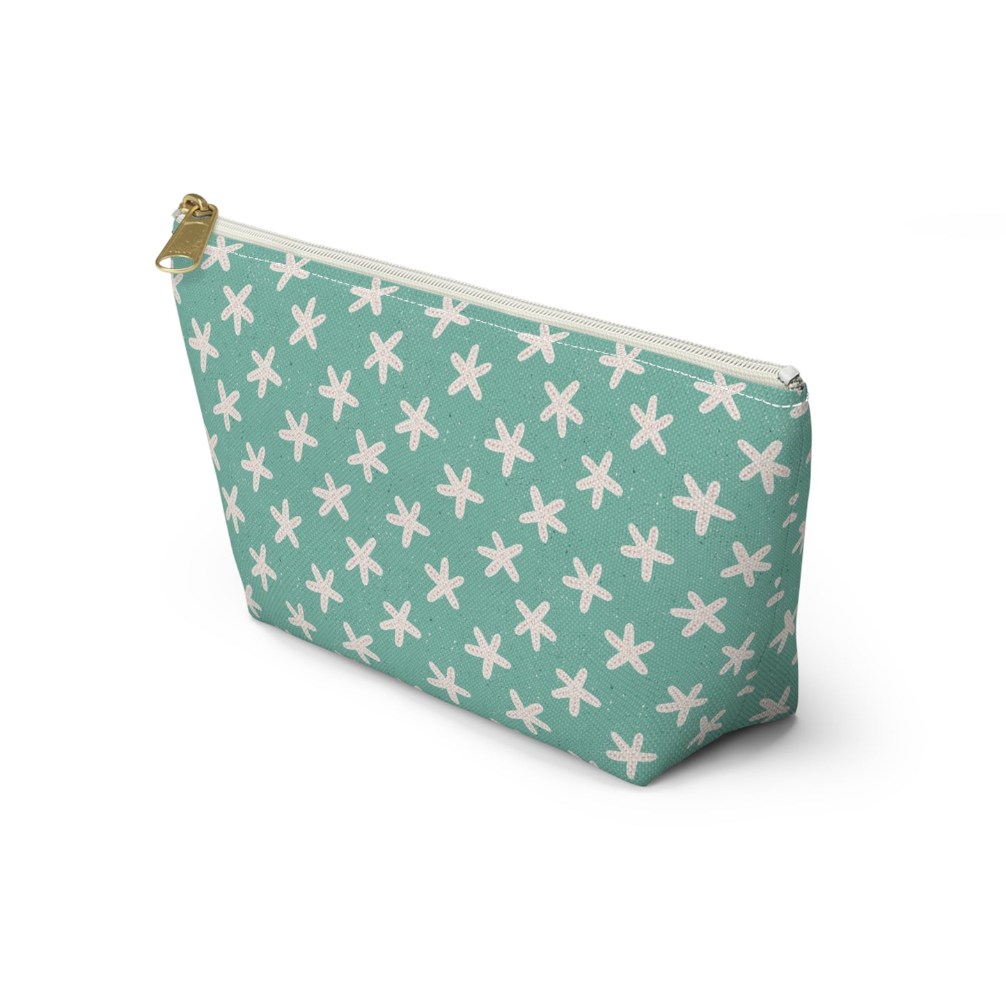 Starfish on Sea Green Accessory Pouch