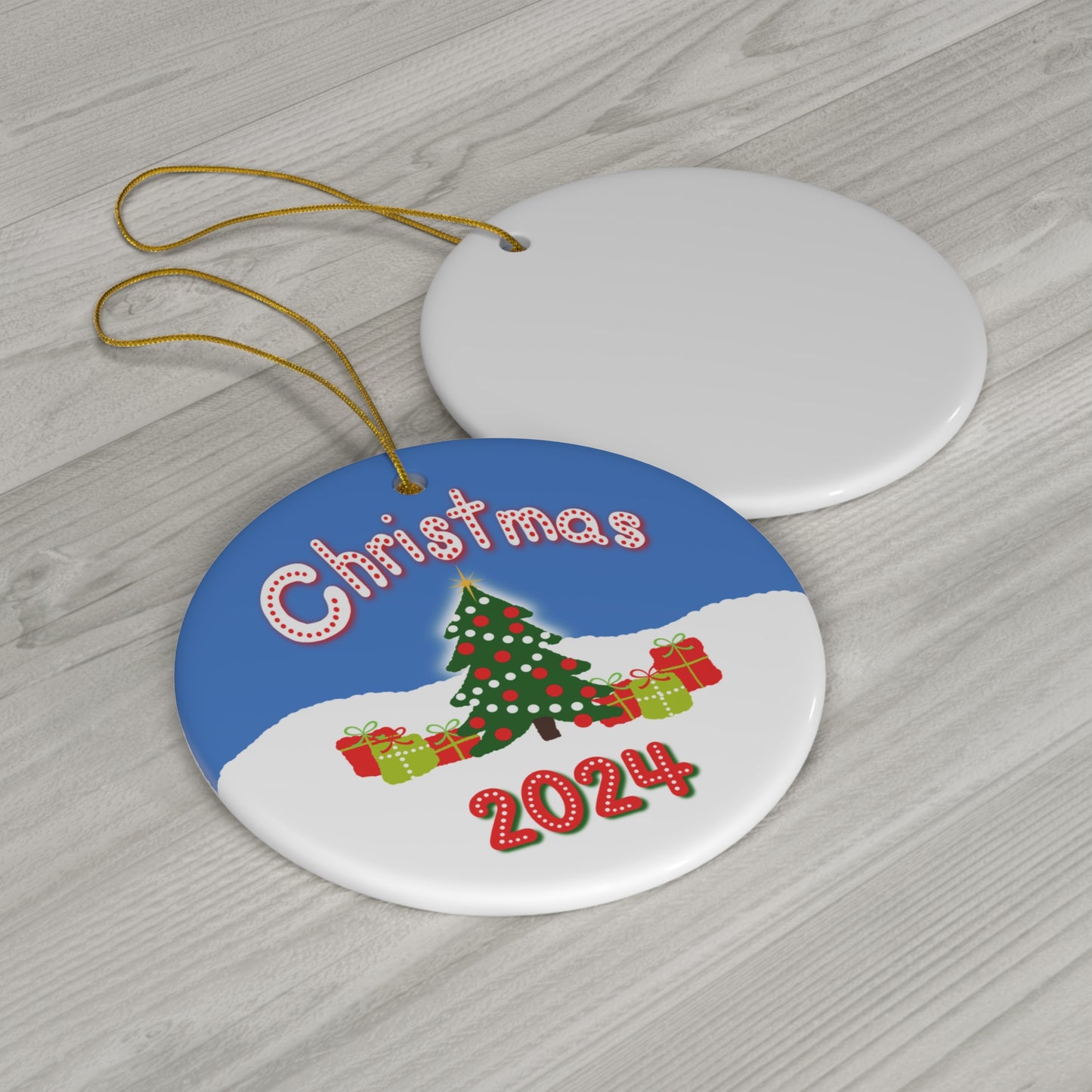 Christmas 2024 Christmas Tree Ceramic Ornament