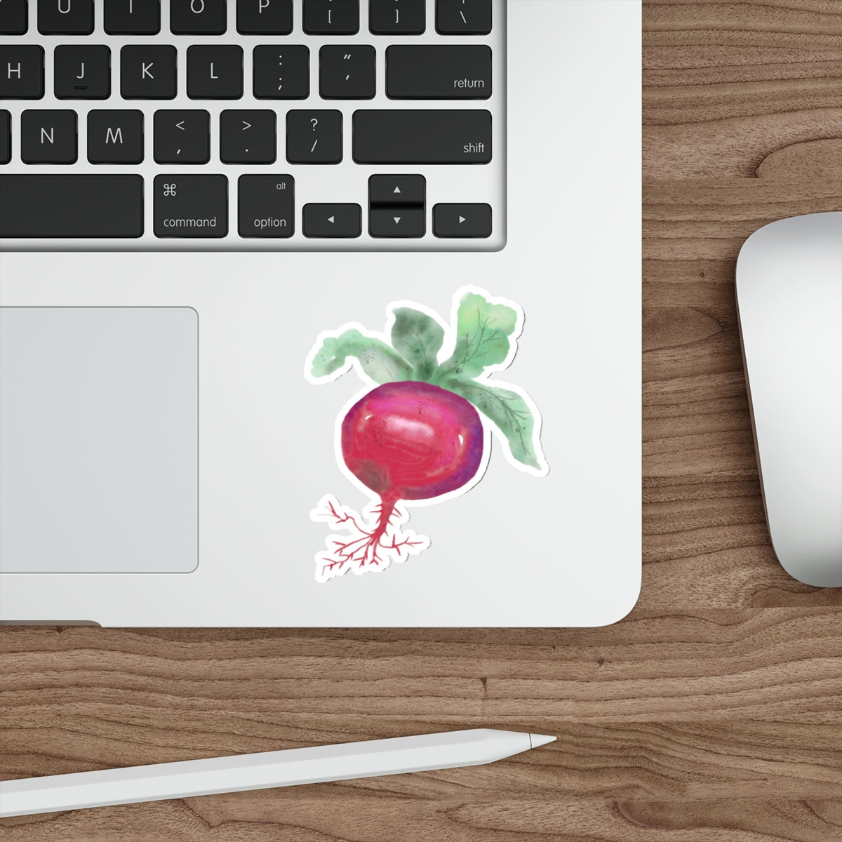 Radish Die Cut Sticker