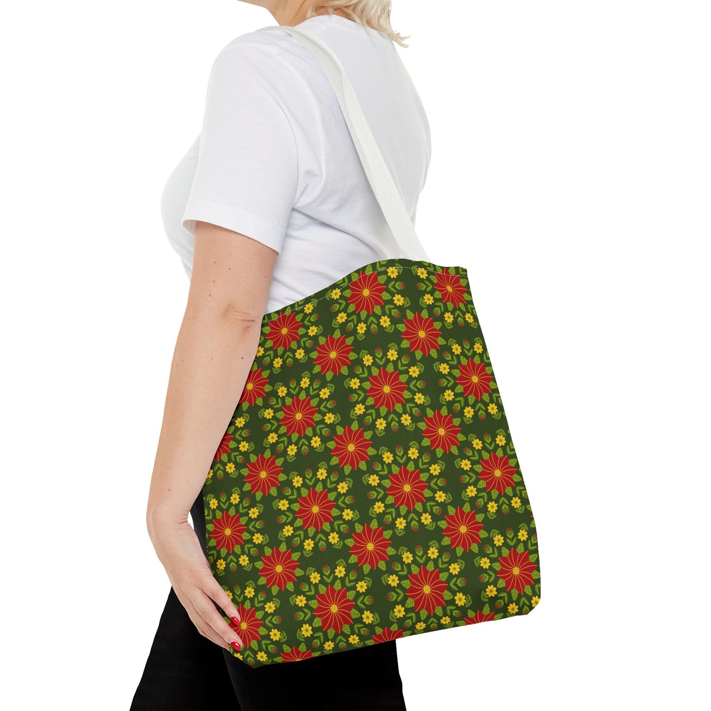 Poinsettias Tote Bag