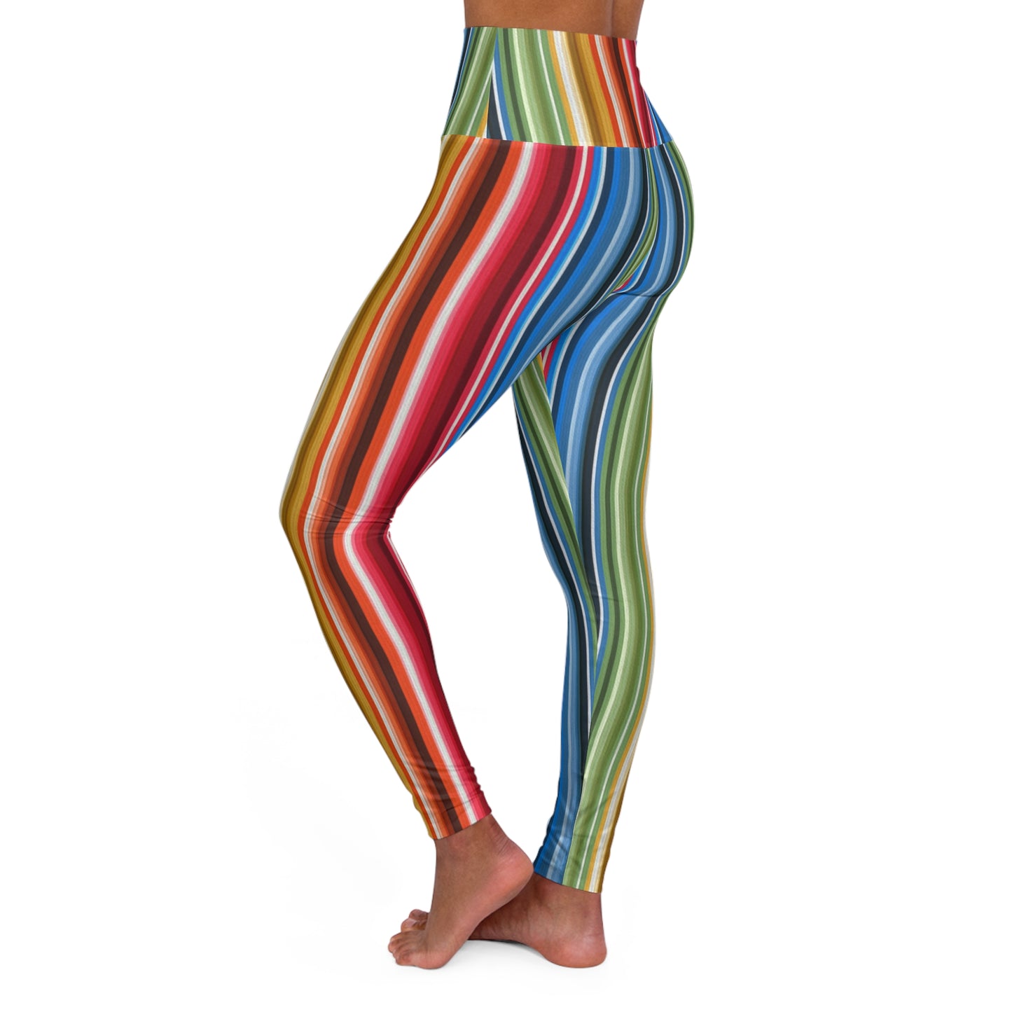 Frida Serape High Waisted Yoga Leggings