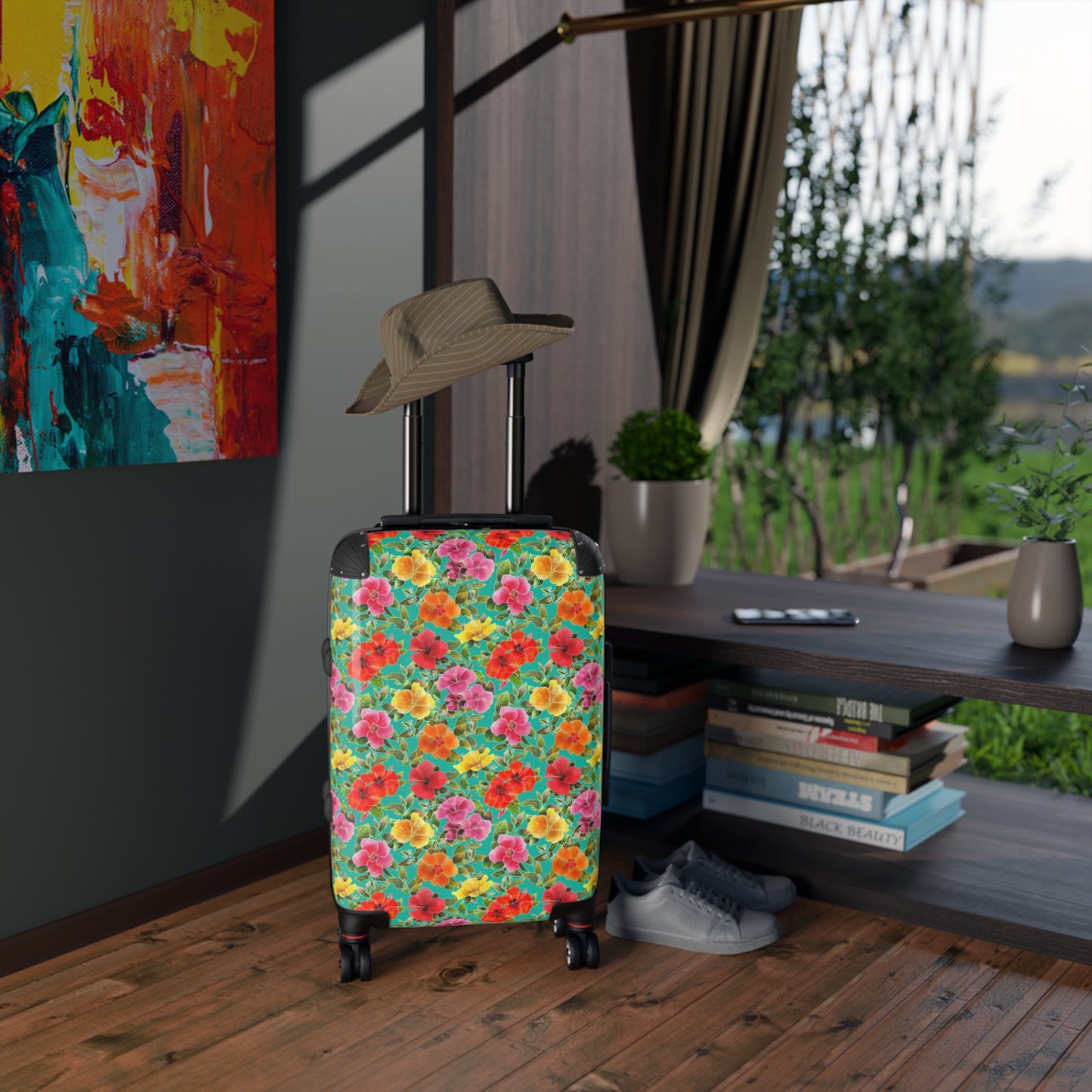 Hibiscus Garden Hardside Spinner Suitcase