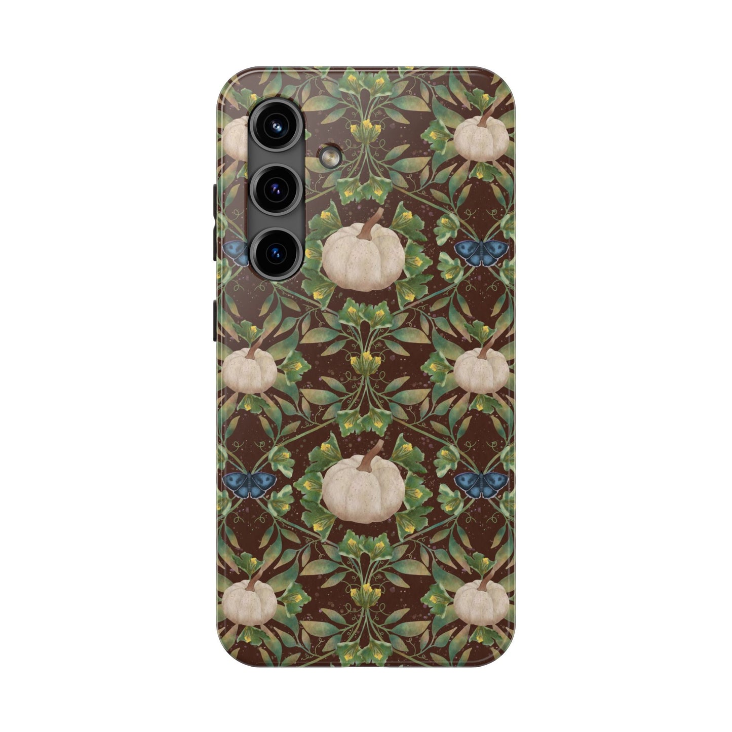 White Pumpkins Tough Phone Cases