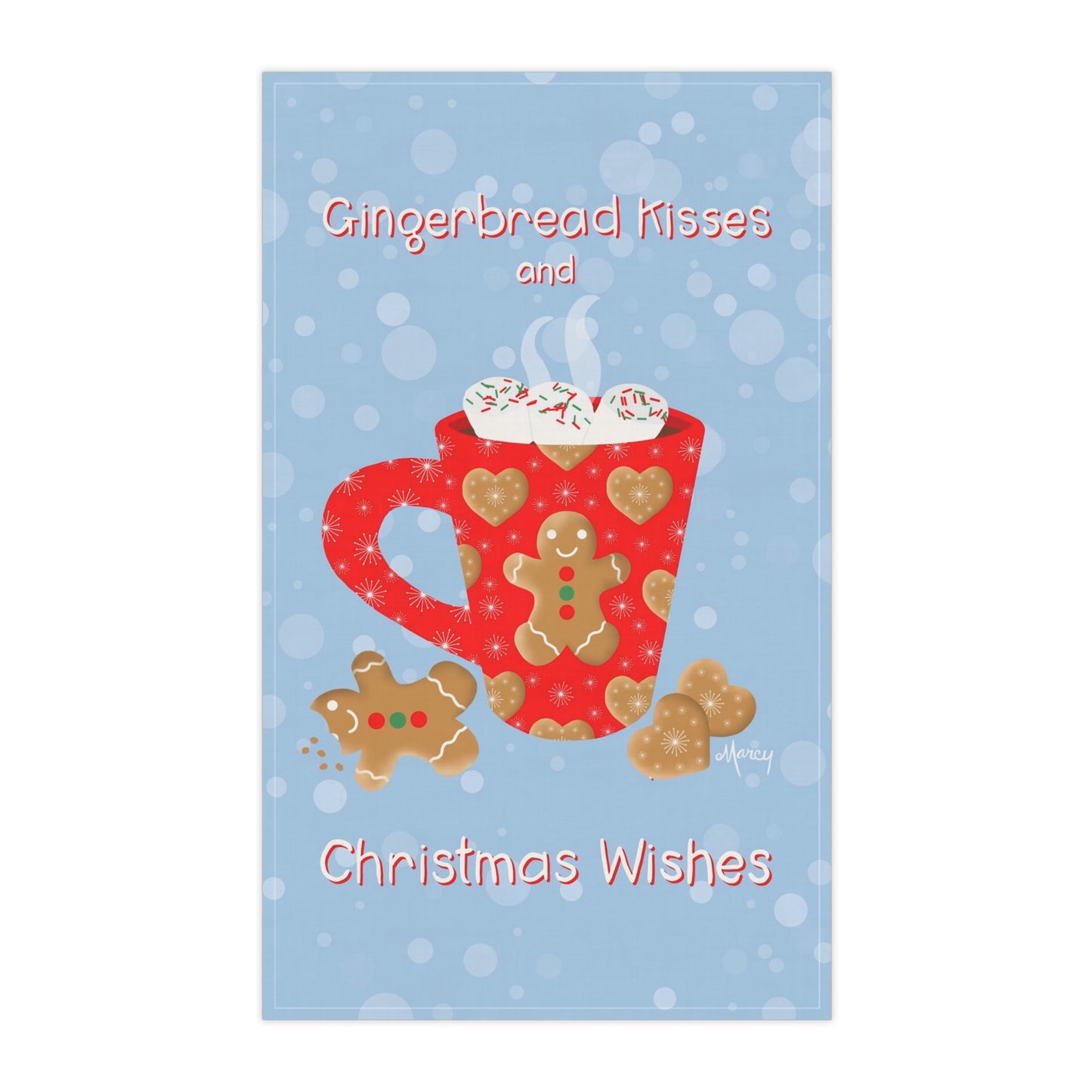 Gingerbread Man Cozy Holiday Mug Kitchen Towel